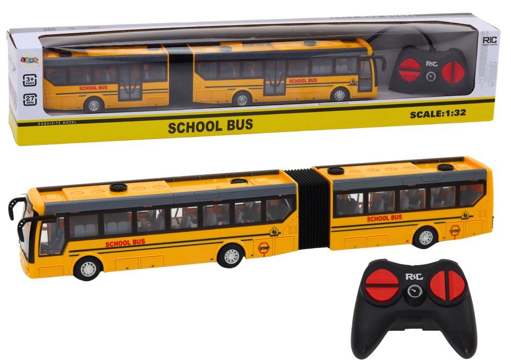Wisam RC-Auto Ferngesteuerter Gelenk-RC-Schulbus 1:32 Gelb