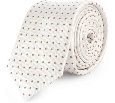 Ladeheid Krawatte Herren Schmale Krawatte SW-6-D (150cm x 6cm) (Set, 1-St)