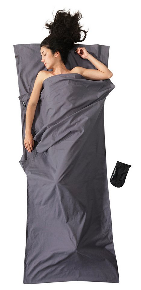 Cocoon Hüttenschlafsack COCOON TravelSheet Baumwolle Leicht-Reiseschlafsack elephant grey