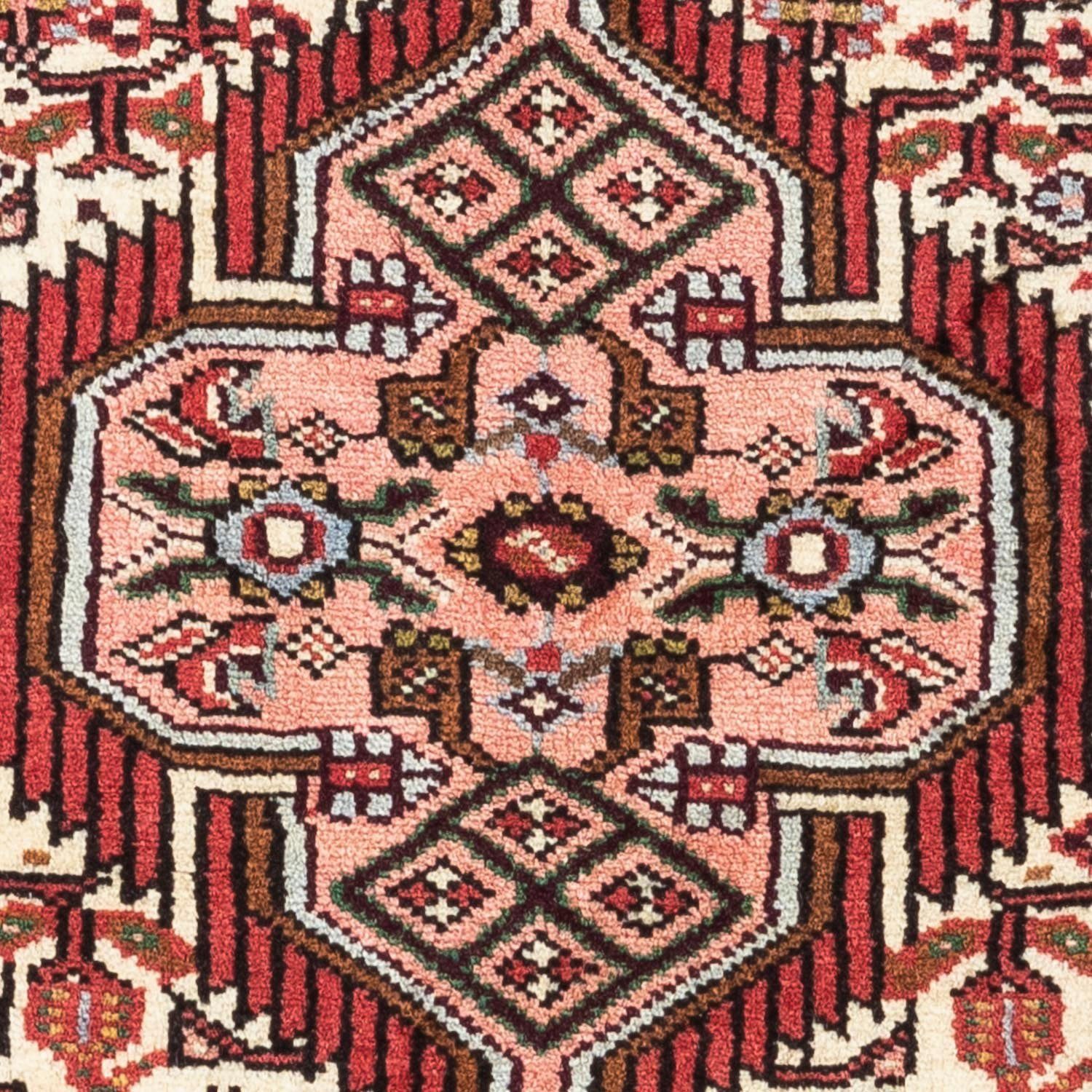 Wollteppich Hosseinabad Medaillon Rosso Höhe: mm, 121 Handgeknüpft morgenland, rechteckig, cm, 76 10 x