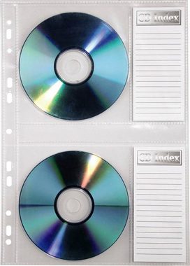 Hama CD-Hülle CD-Ordnerhüllen, DIN A4, Folie zum einsortieren, Schutzhülle