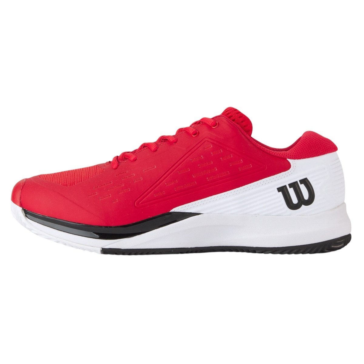 Wilson Rush Pro Ace Clay/Sandplatz (Stabilität, 2E/weit) 2025 rot/weiss Tennisschuh