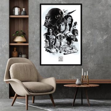 PYRAMID Poster Star Wars 40th Anniversary Poster Montage 61 x 91,5 cm