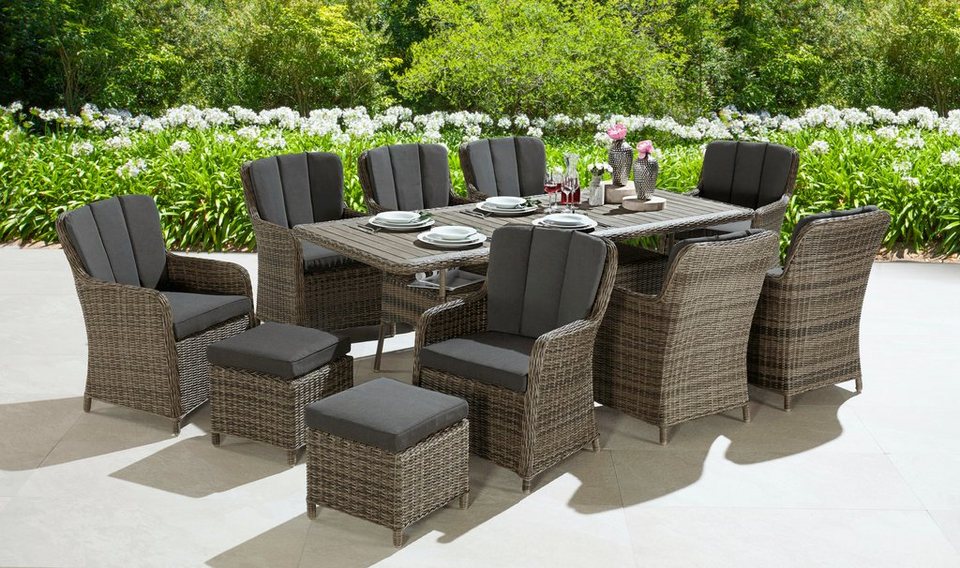 Konifera Gartenmobelset Kenya Diningset Fur 8 Personen Geeignet Online Kaufen Otto Gartenmöbel Set 8 Personen
