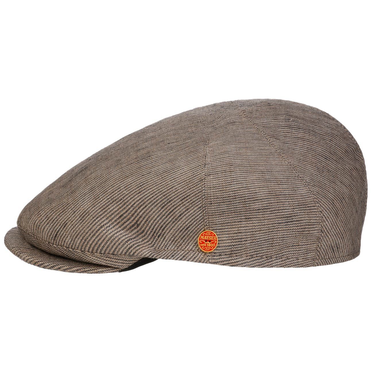 Mayser Flat Cap (1-St) Schirmmütze mit Schirm, Made in the EU beige