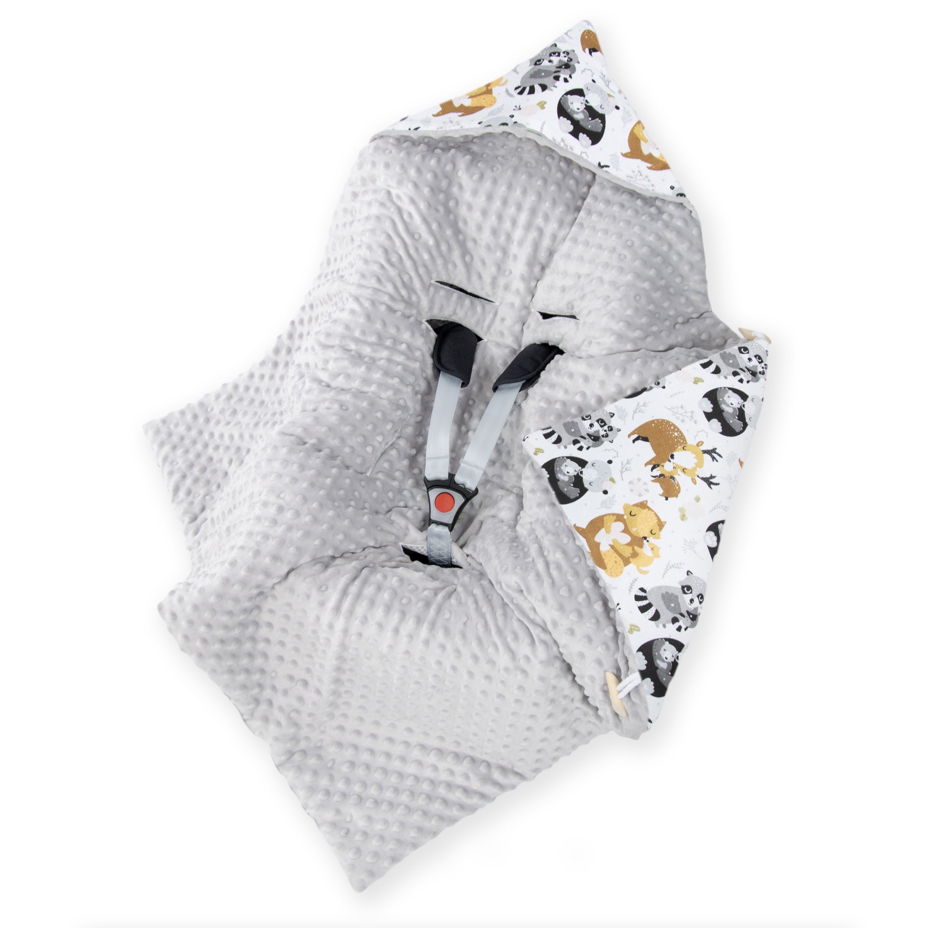Einschlagdecke Babyschale - Kuscheldecke - Decke - Babydecke Baby für jede Jahreszeit