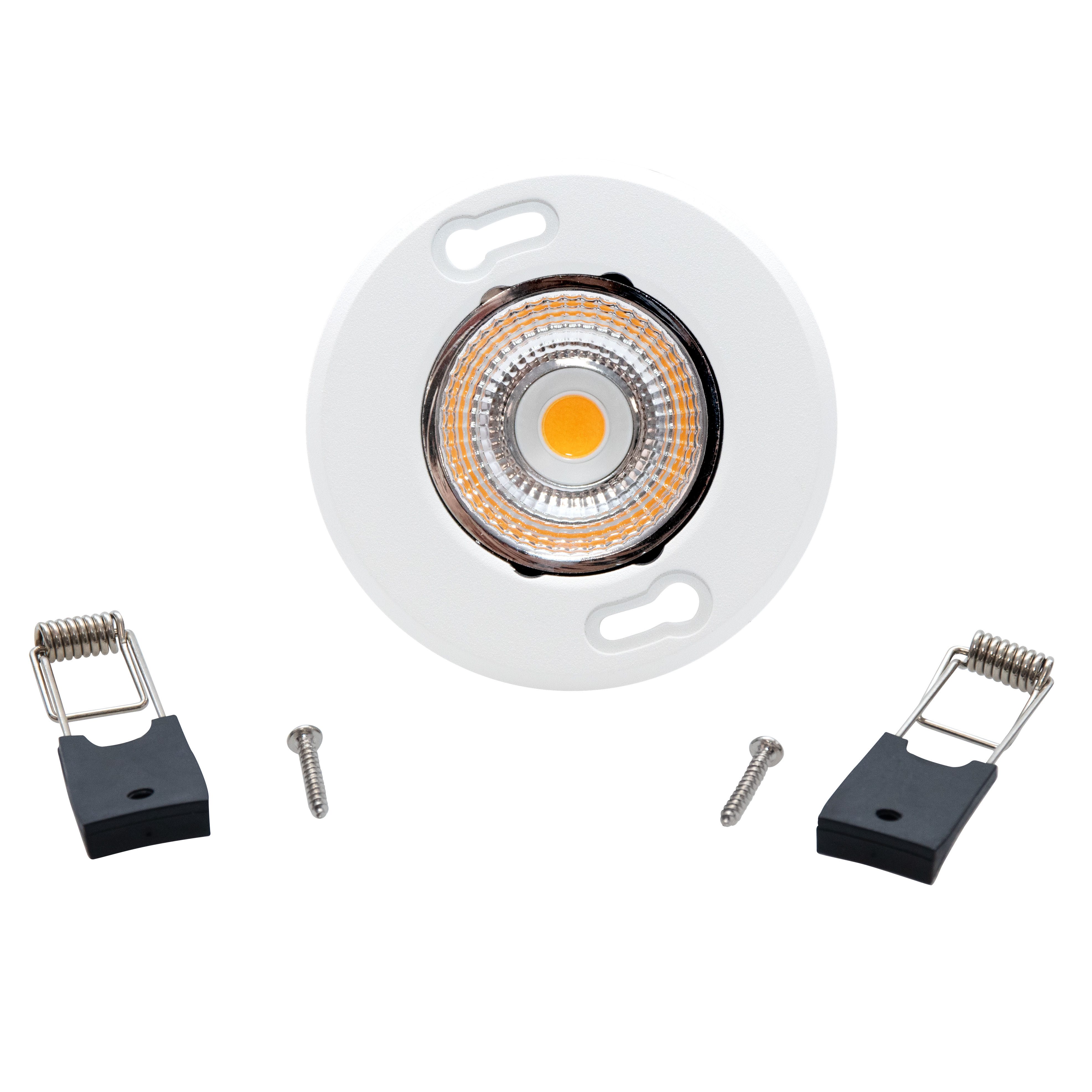 DOTLUX Smarte LED-Leuchte DOTLUX LED-Einbauleuchte MULTISCREW 5W 3000K dimmbar