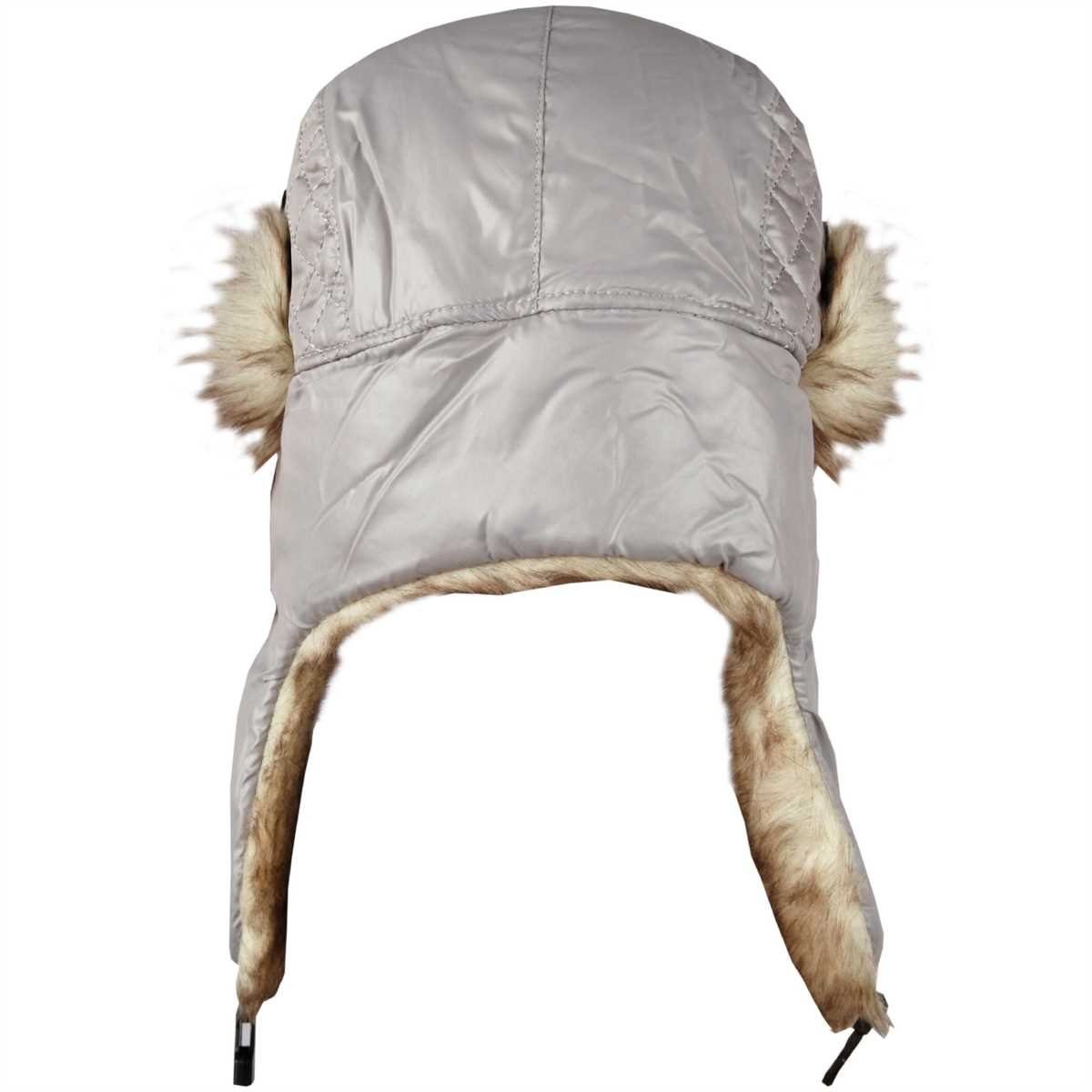Bestlivings Strickmütze (1-St., 1-teilig) Wintermütze Sherpa Grau Fliegermütze, mit Ohrenklappen, Mütze