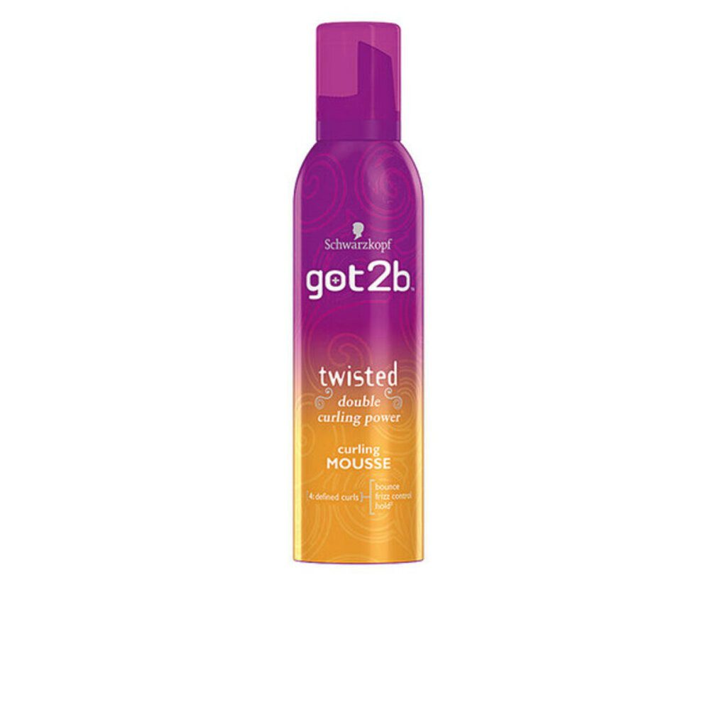 Schwarzkopf Haarpflege-Set GOT2B TWISTED Perfekte Locken Schaum 250 ml