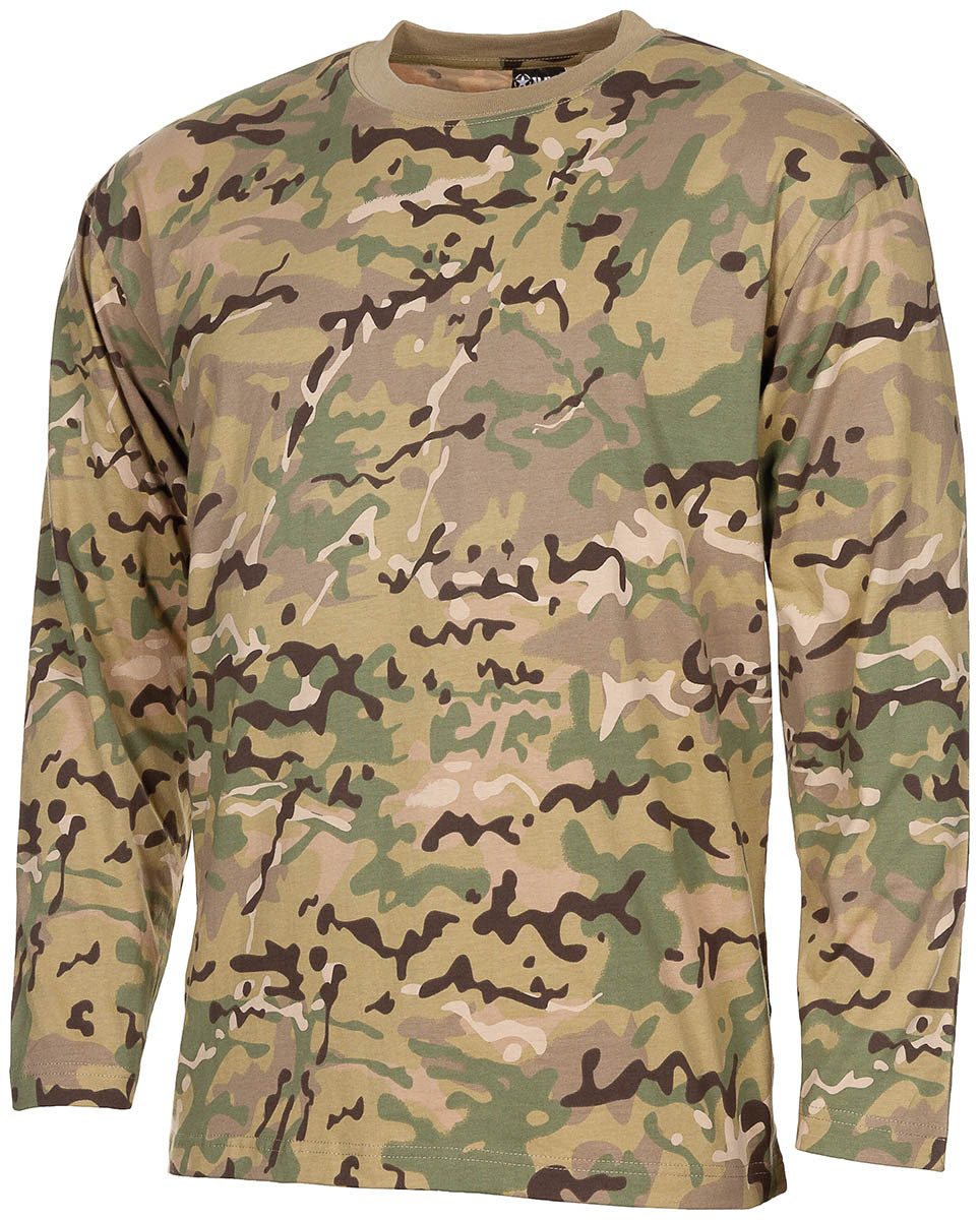 MFH T-Shirt klassisches US Army Shirt langarm 170 g/m²