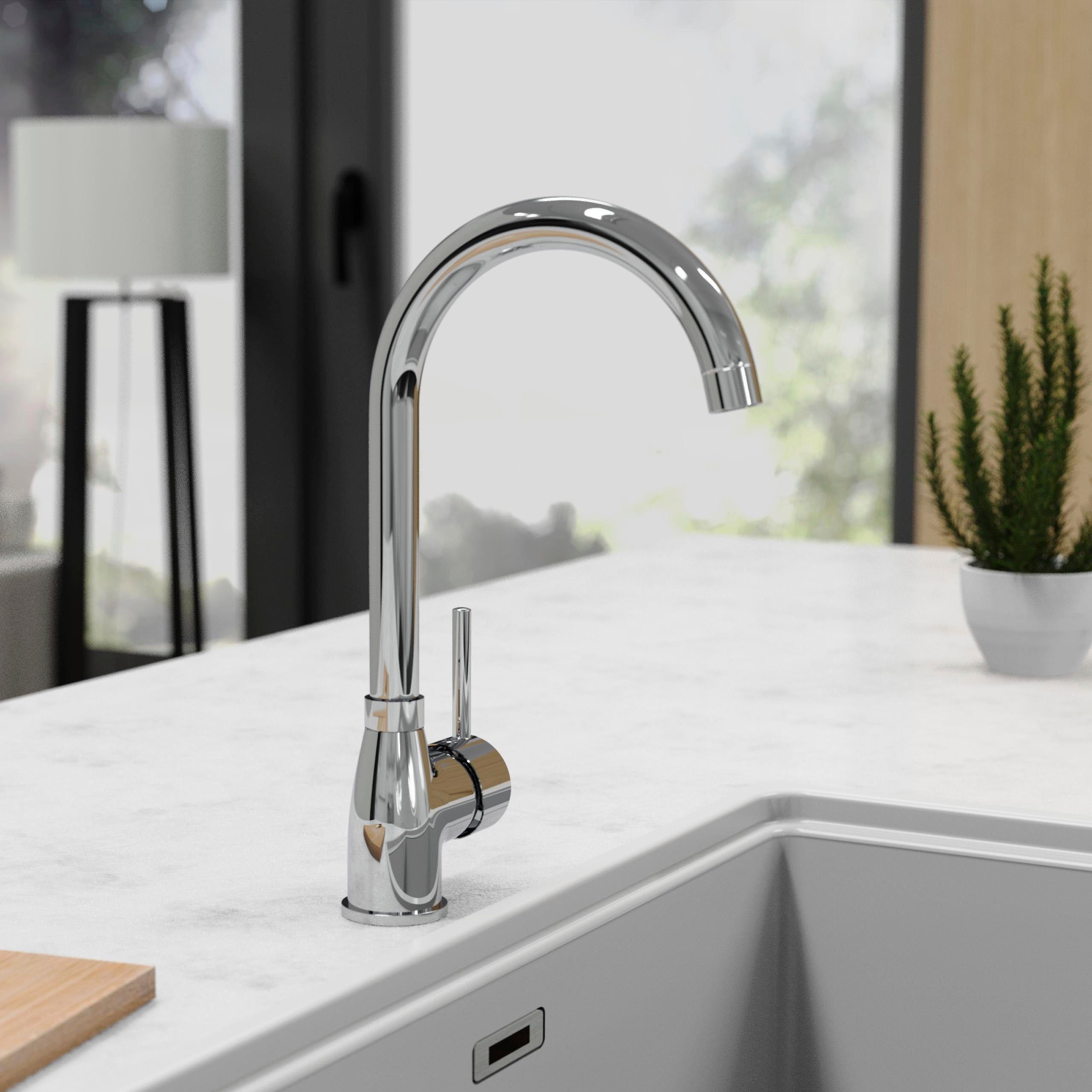 welltime Küchenarmatur Dublin Spülenarmatur, Küchenarmatur mit hohem Auslau günstig online kaufen