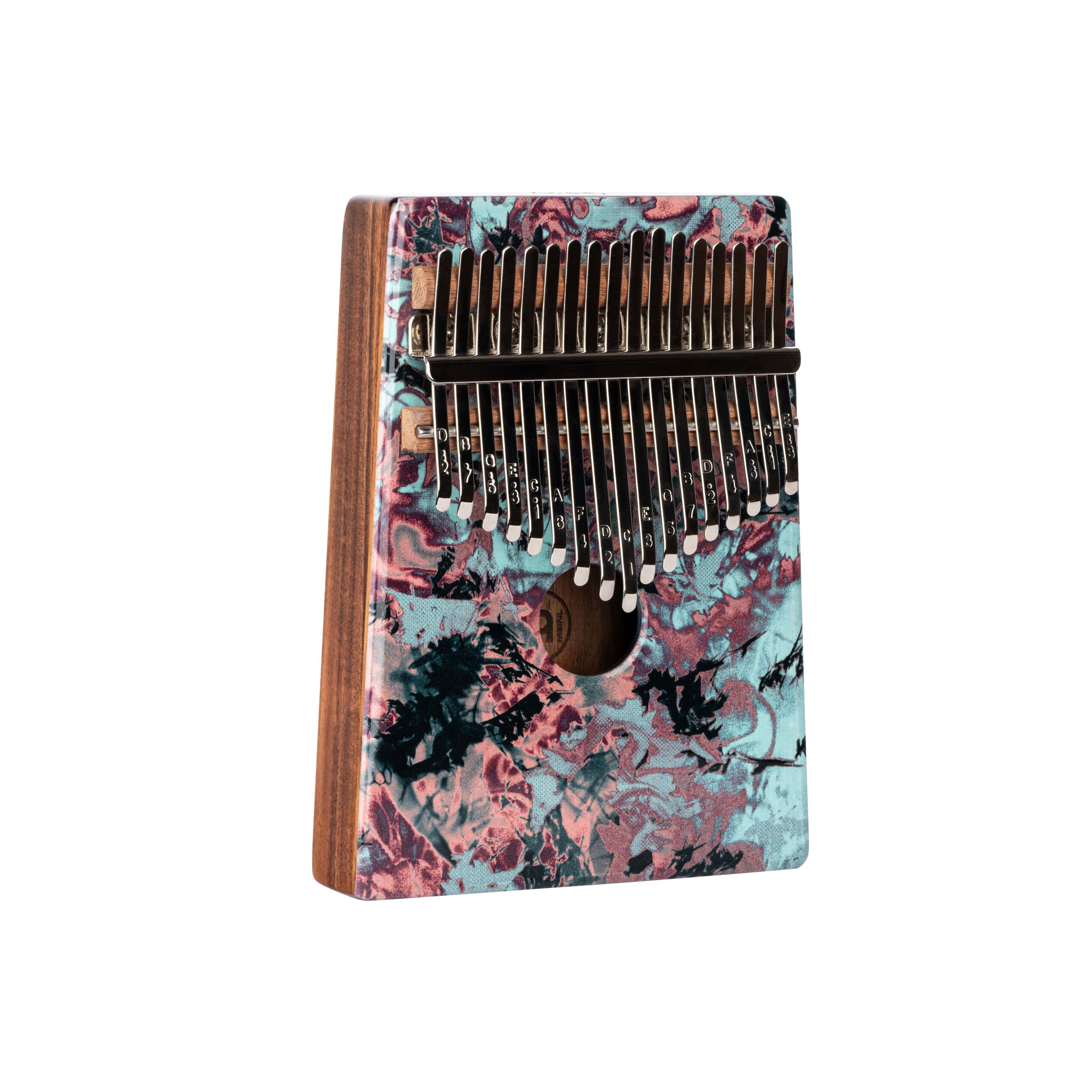 Meinl Percussion Kalimba, Percussion, Kalimbas, KA17CR Designer Sound Hole Kalimba Coral Reef - Kalimba