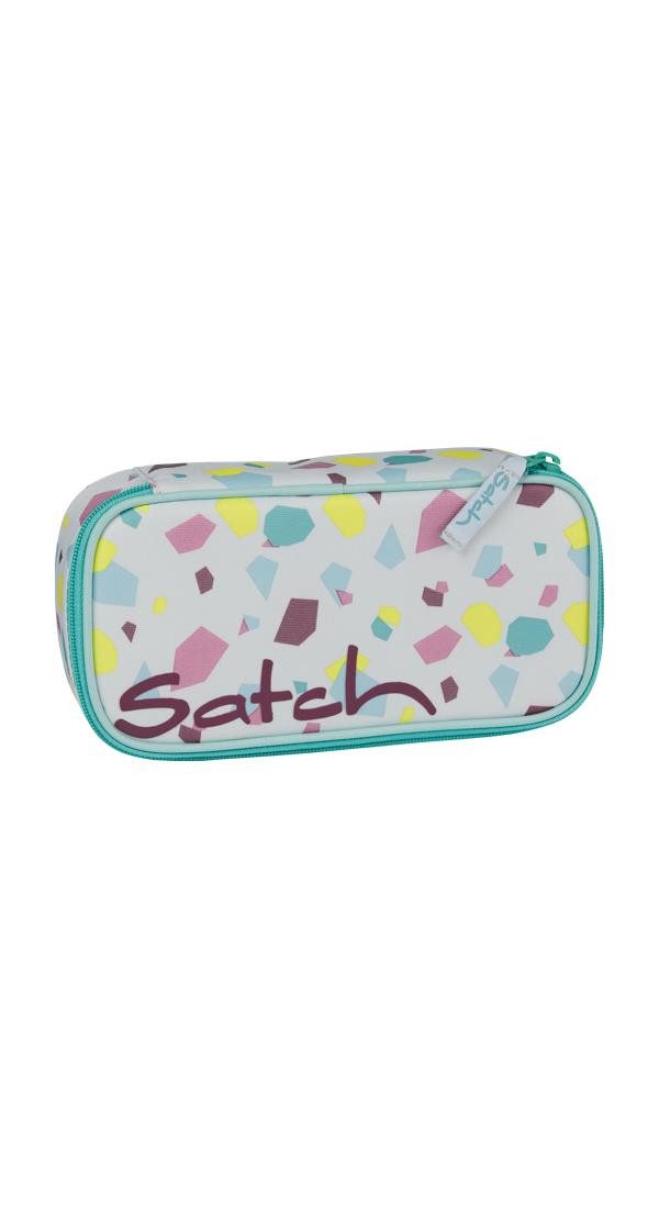 Satch Federmäppchen Schlamperbox, (2-tlg), inklusive Geodreieck und Stundenplan