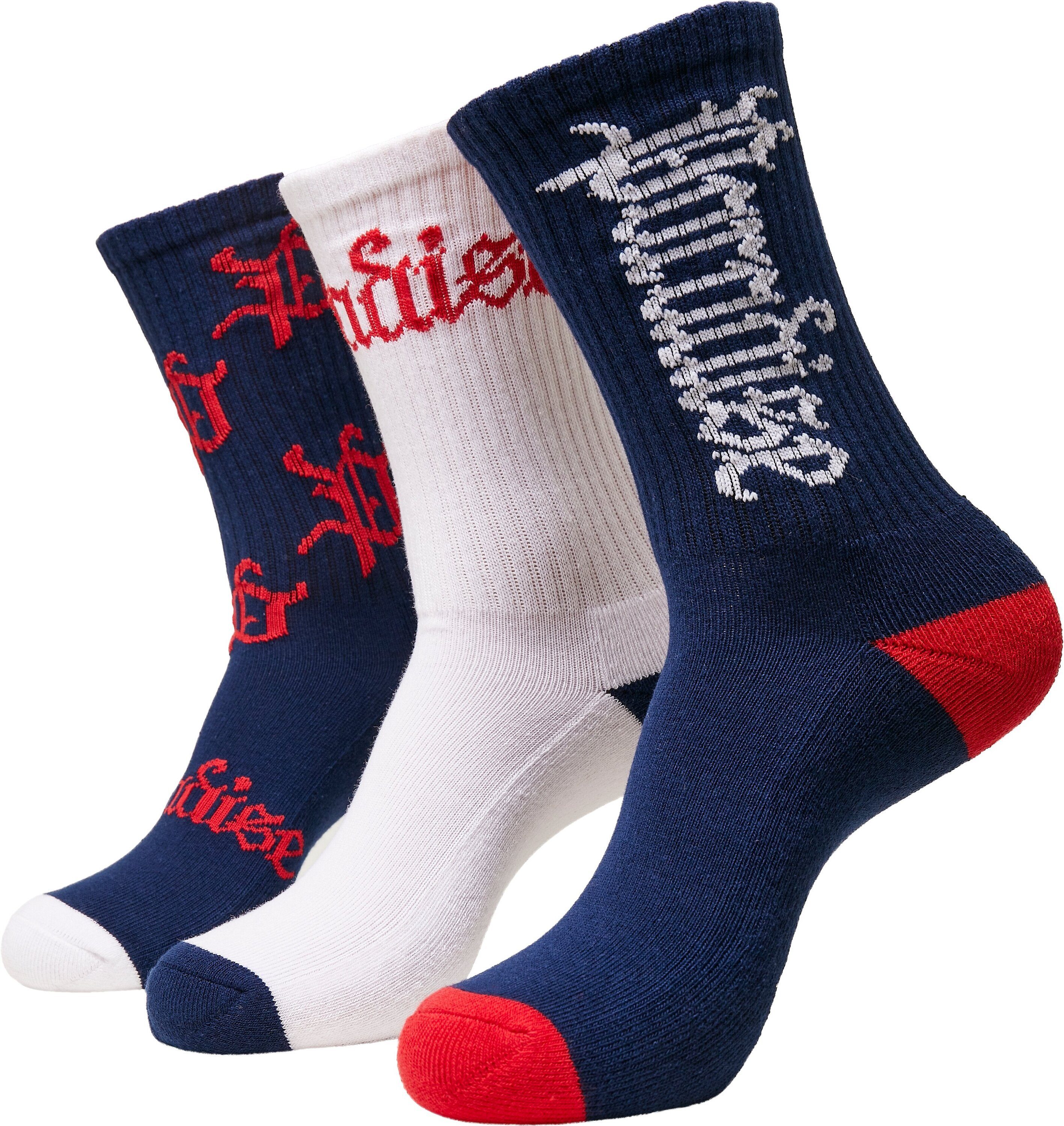 Socken (1-Paar) MisterTee Paradise Socks 3-Pack Freizeitsocken