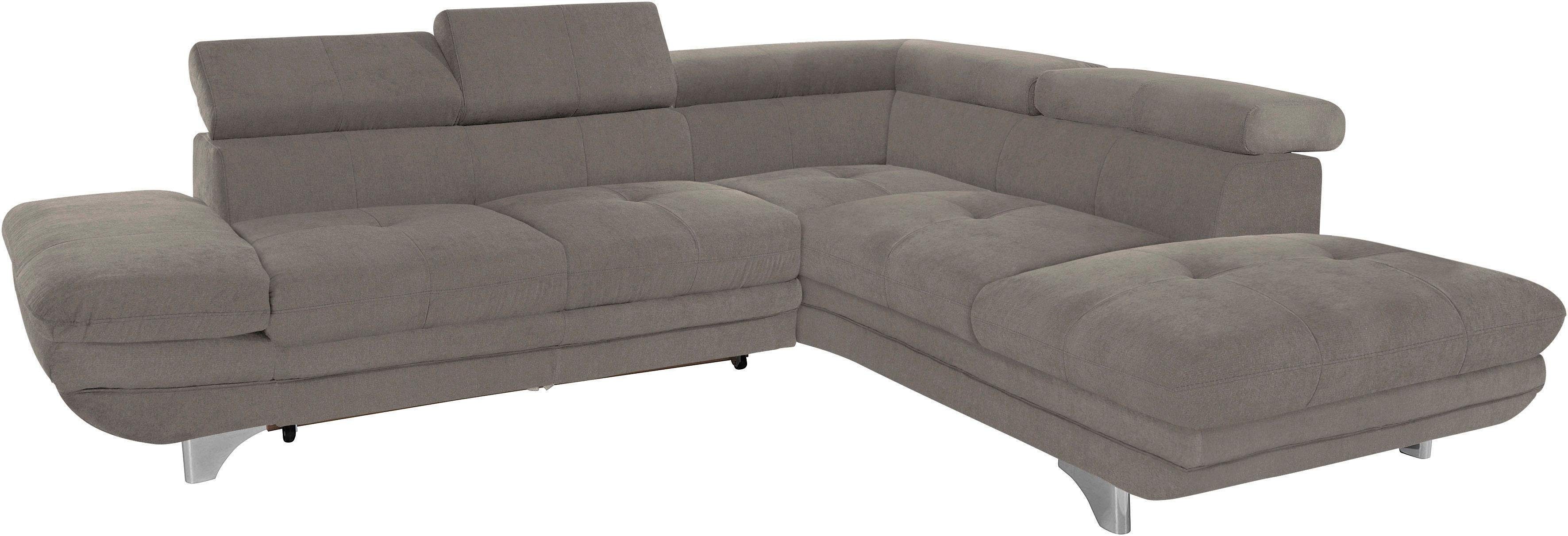 COTTA Ecksofa "Enterprise L-Form", mit Arm- & Kopfteilverstellung, wahlweis günstig online kaufen