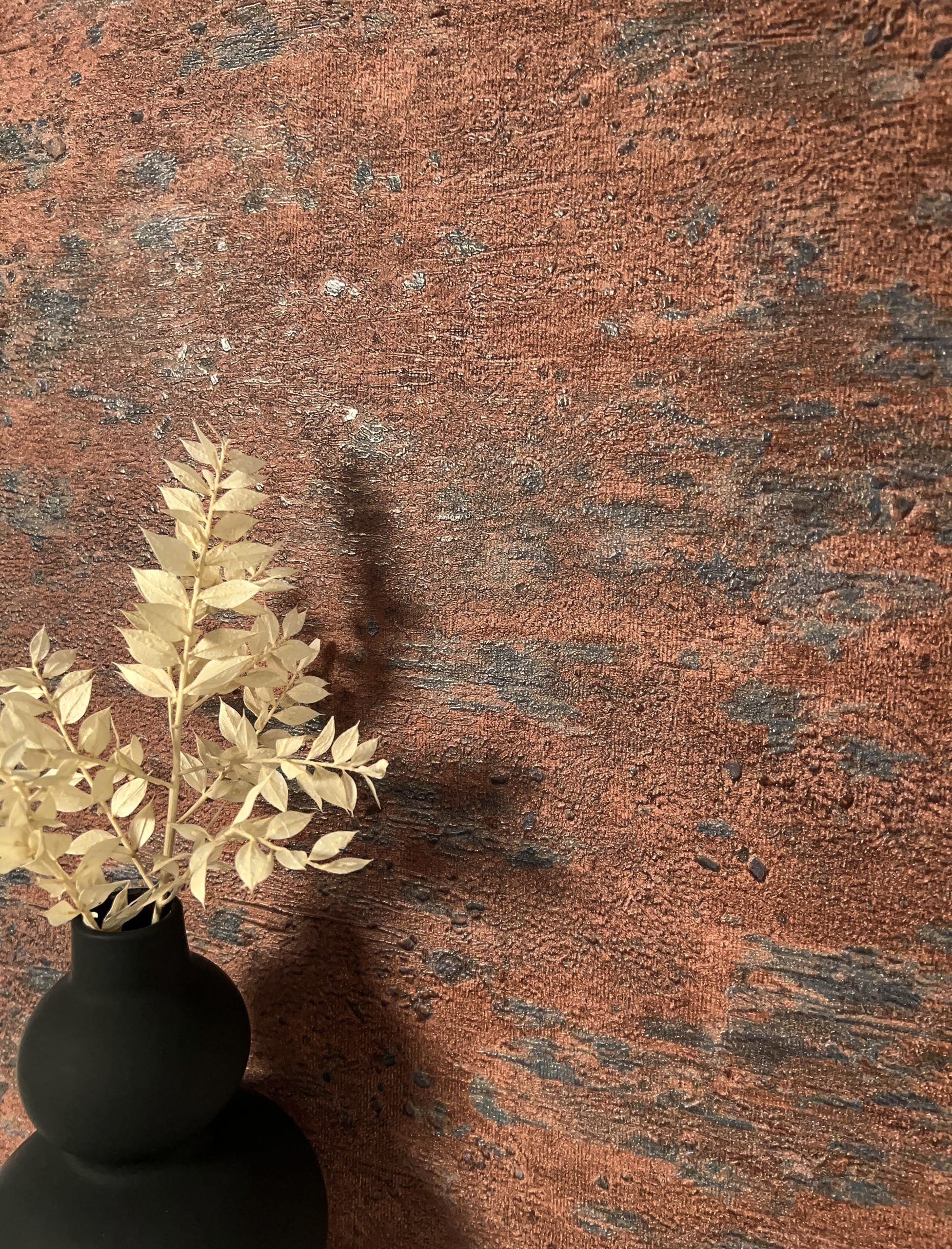 Newroom Vliestapete, Rot Tapete Modern Beton günstig online kaufen
