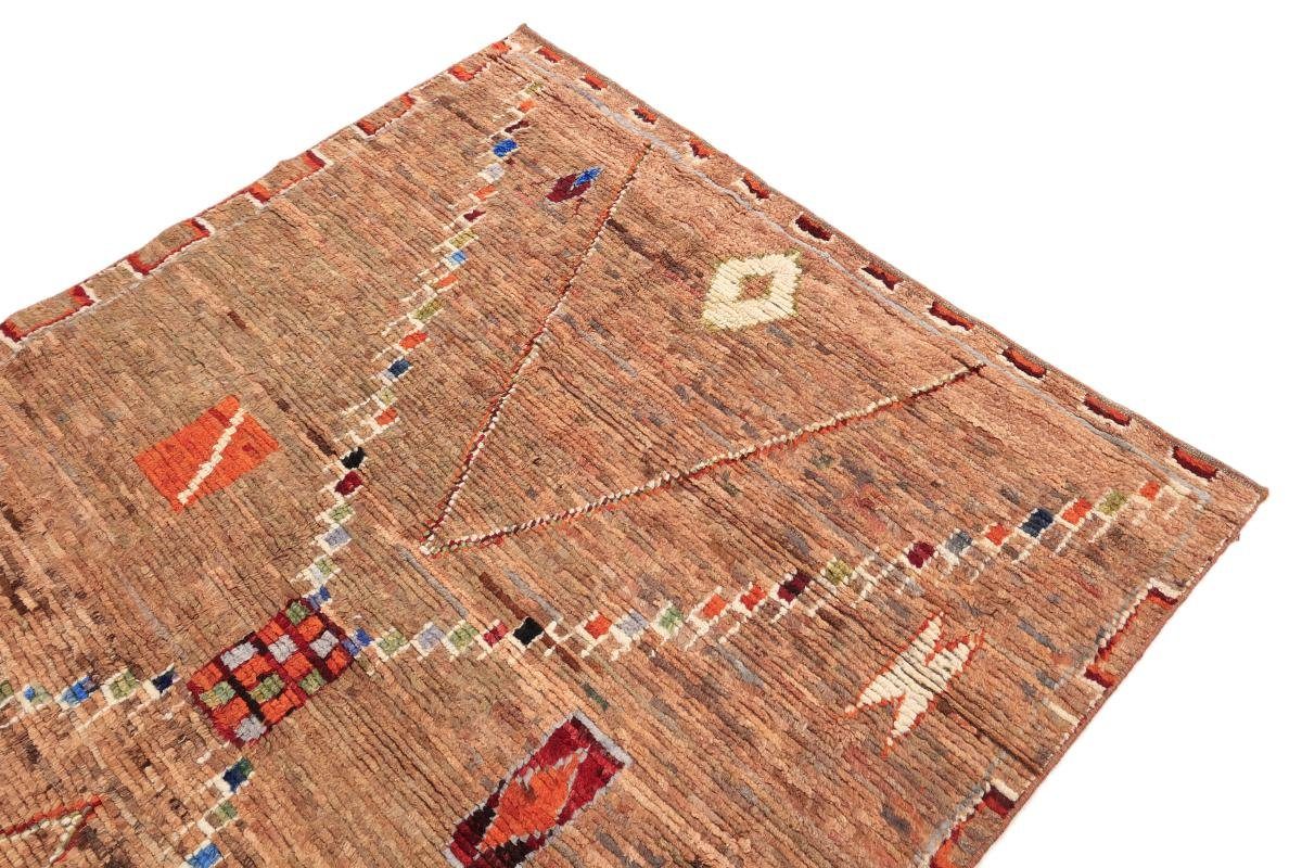 Orientteppich Berber Design 168x233 Handgeknüpfter mm 20 rechteckig, Trading, Moderner Orientteppich, Höhe: Nain