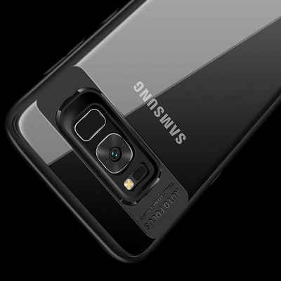 König Design Handyhülle Samsung Galaxy A8 Plus (2018), Samsung Galaxy A8 Plus (2018) Handyhülle Backcover Schwarz
