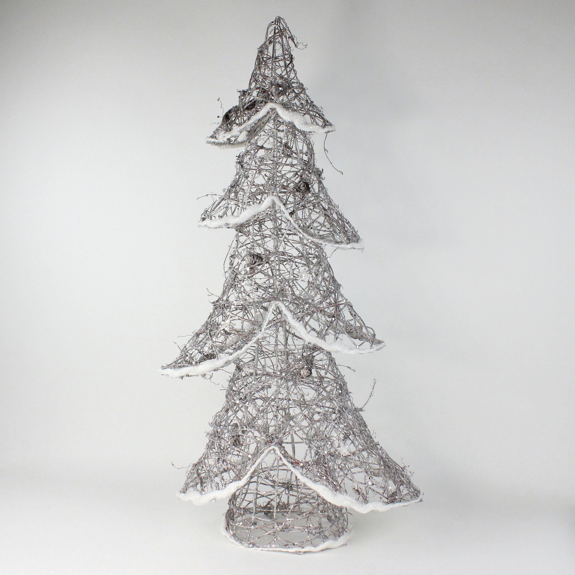 Lucht Dekofigur Glitter-Bäumchen 75 cm weiß von Lucht | Dekofiguren