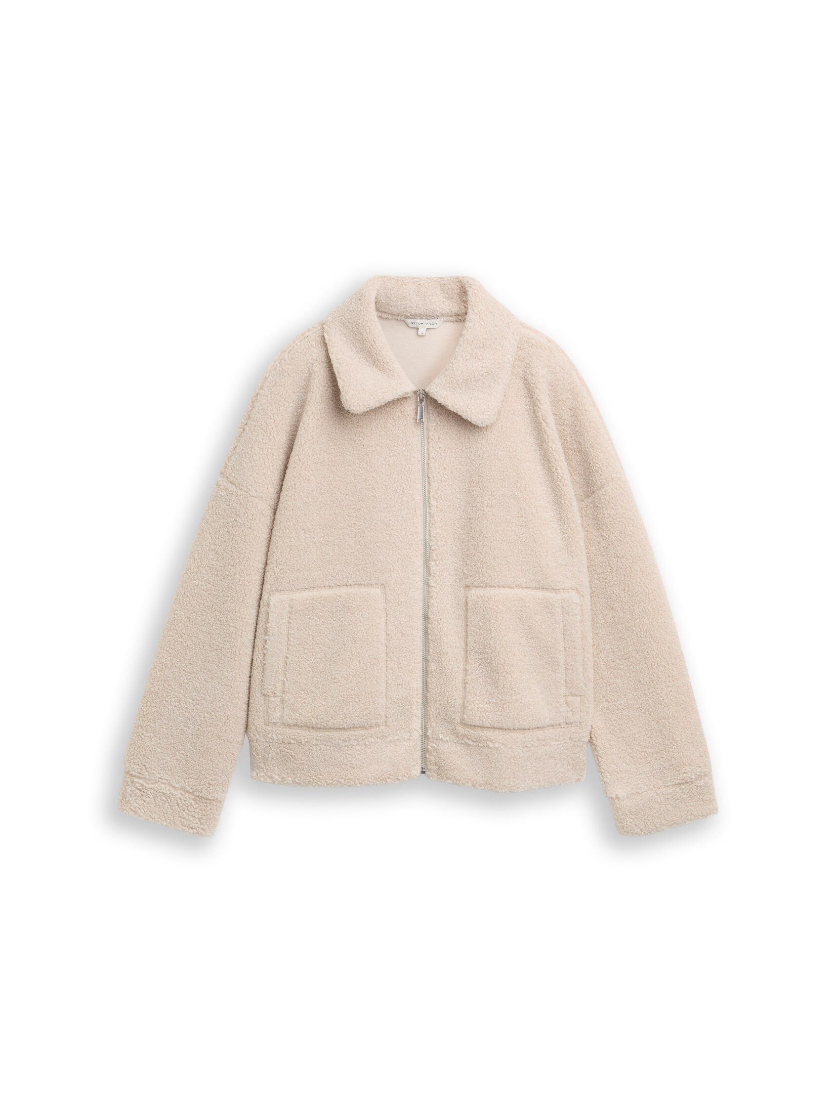 TOM TAILOR Sweatjacke Strick & Sweatshirts Sweatjacke aus Teddyfleece günstig online kaufen