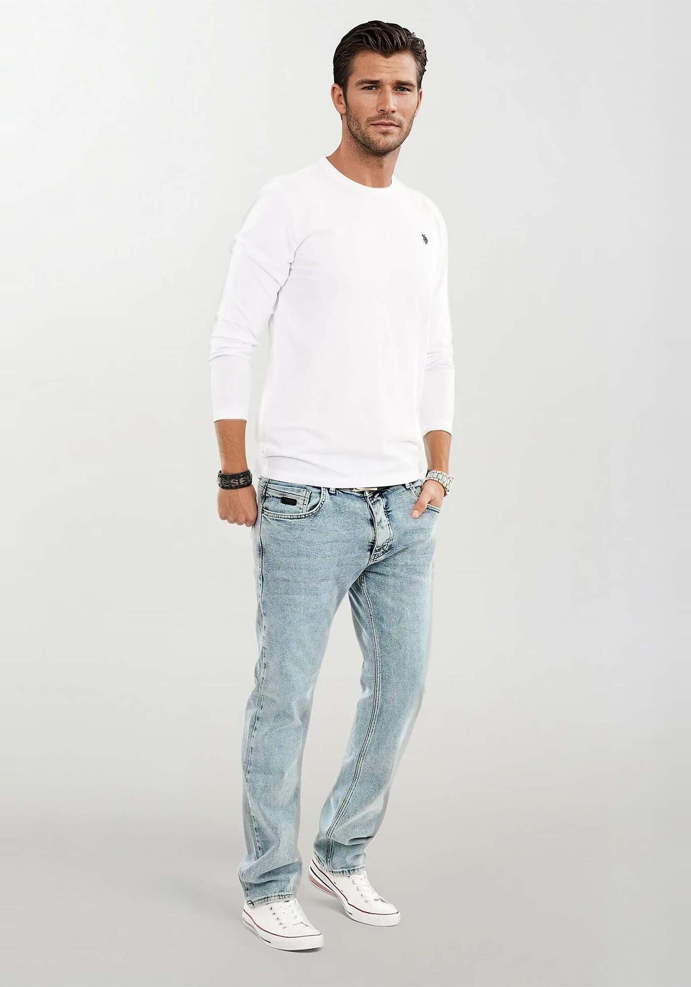 Alessandro Salvarini Comfort-fit-Jeans A.Salvarini Designer Herren günstig online kaufen