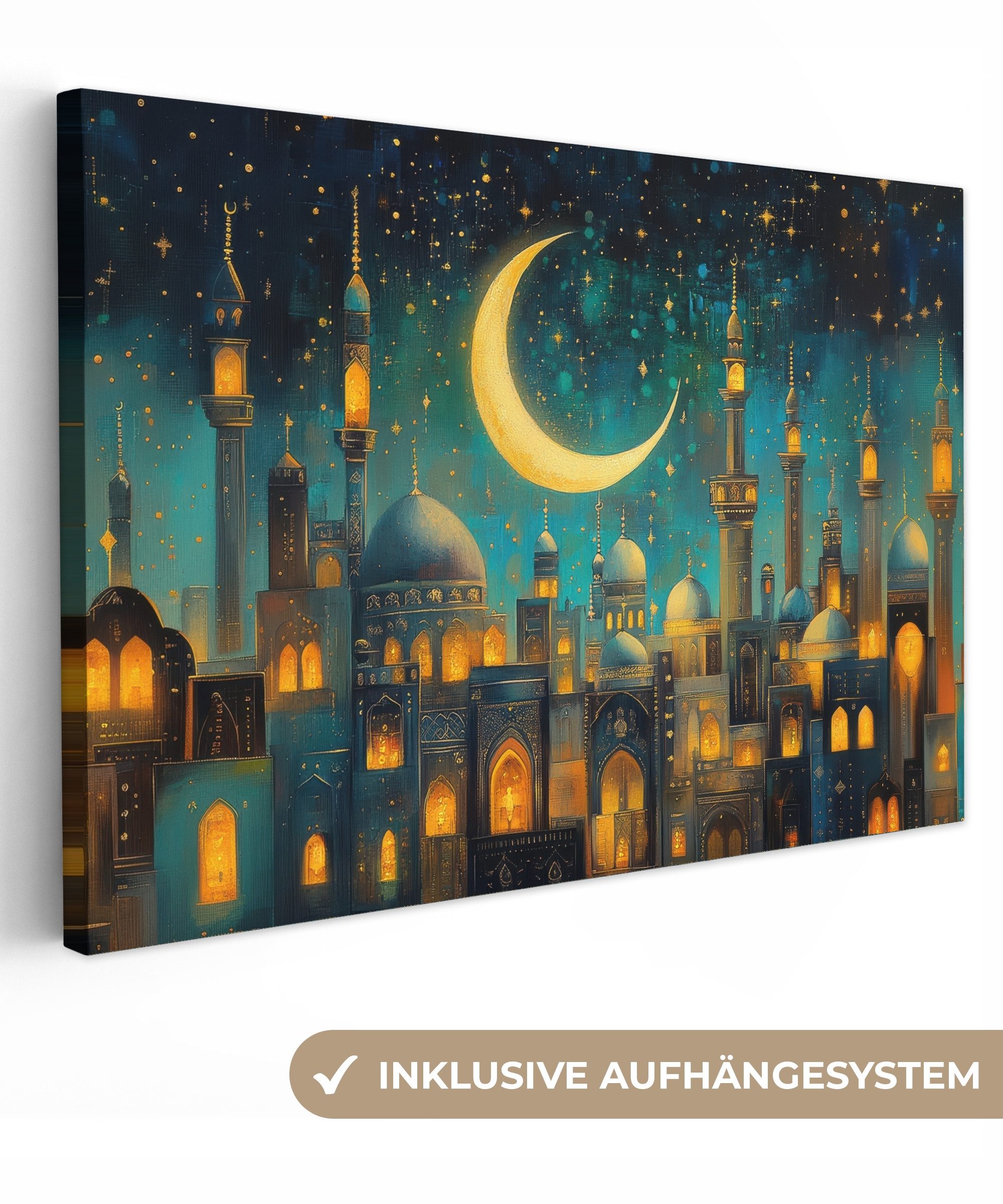 OneMillionCanvasses® Leinwandbild Islamisch - Moschee - Ramadan - Islam, Fo günstig online kaufen