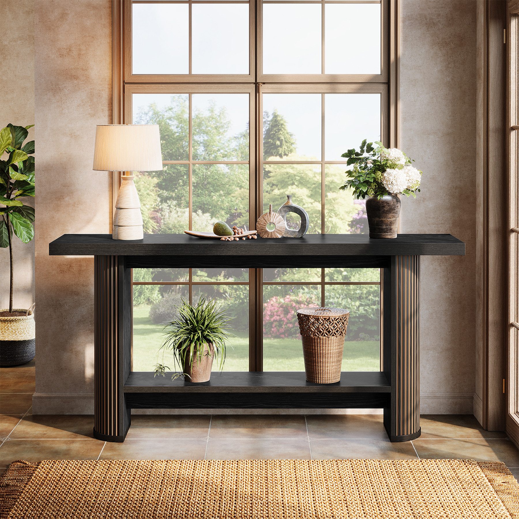 Tribesigns Konsolentisch 140 cm Moderner Konsolentisch, günstig online kaufen