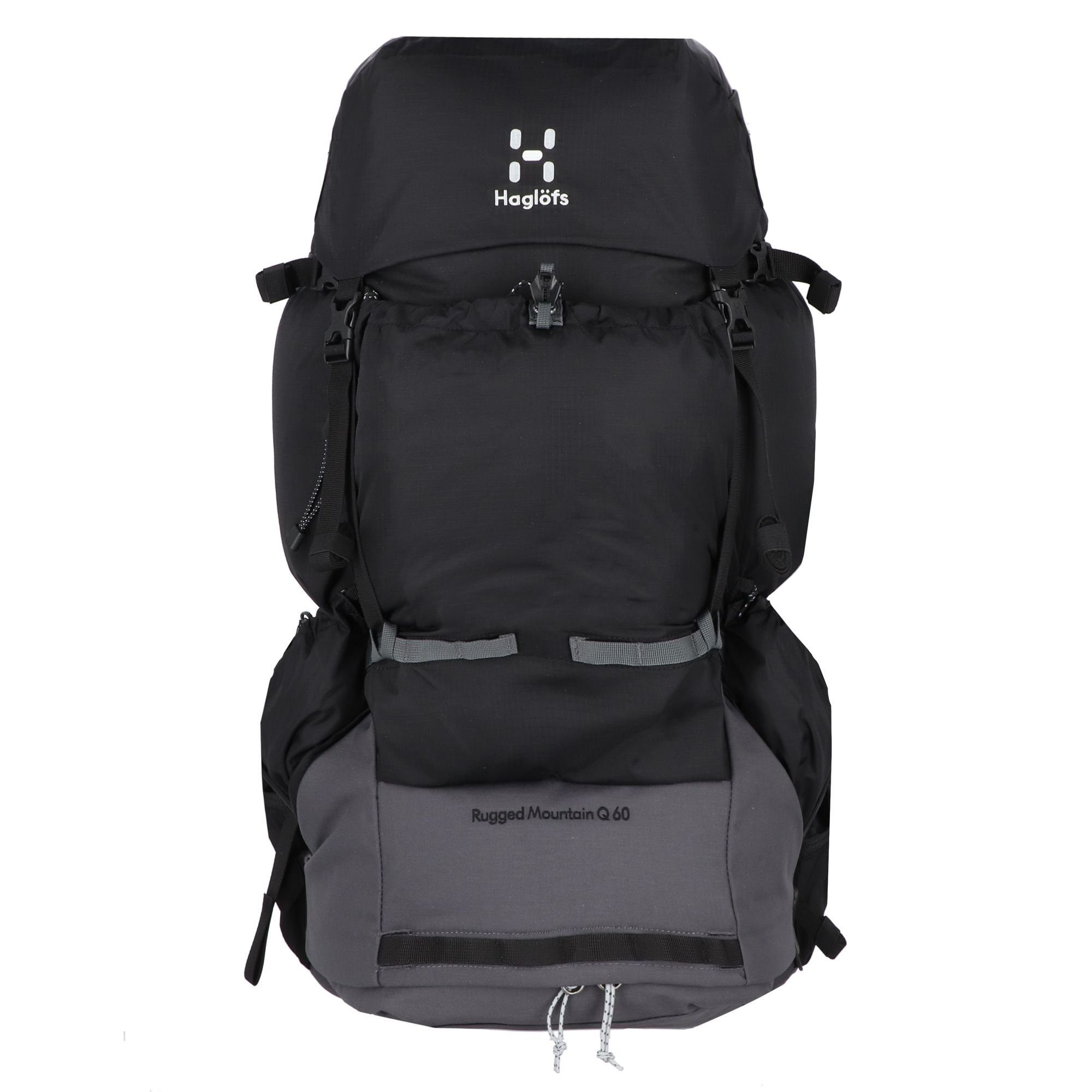 Wanderrucksack Polyamid true Haglöfs black-magnetite Rugged Mountain,