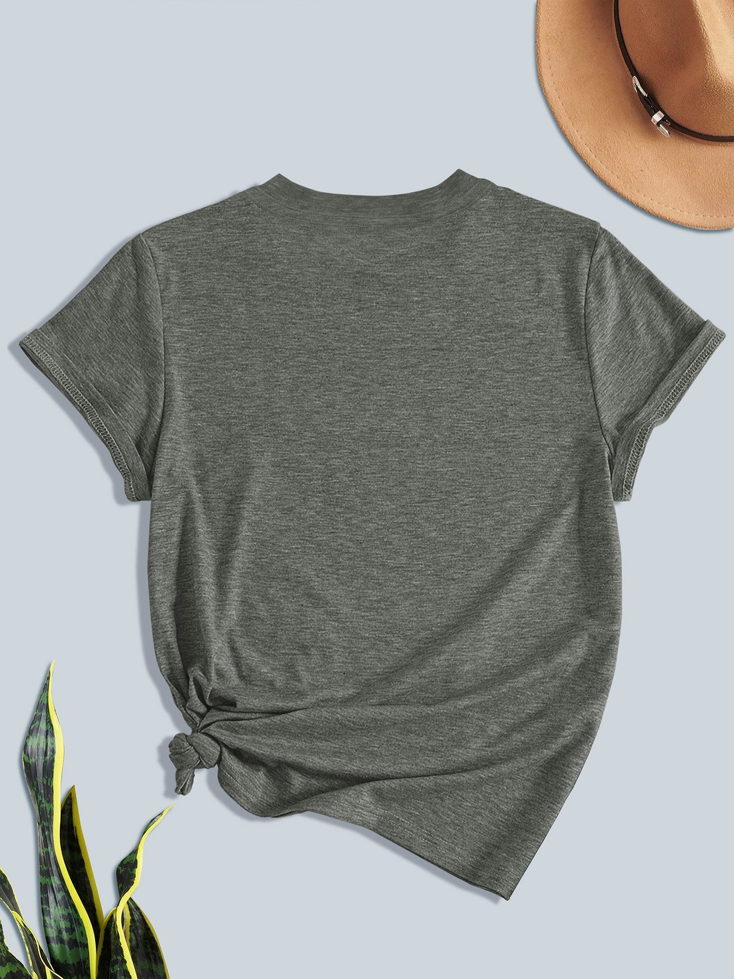 PYL Print-Shirt Bequemes Shirt Damen Kurzarm günstig online kaufen