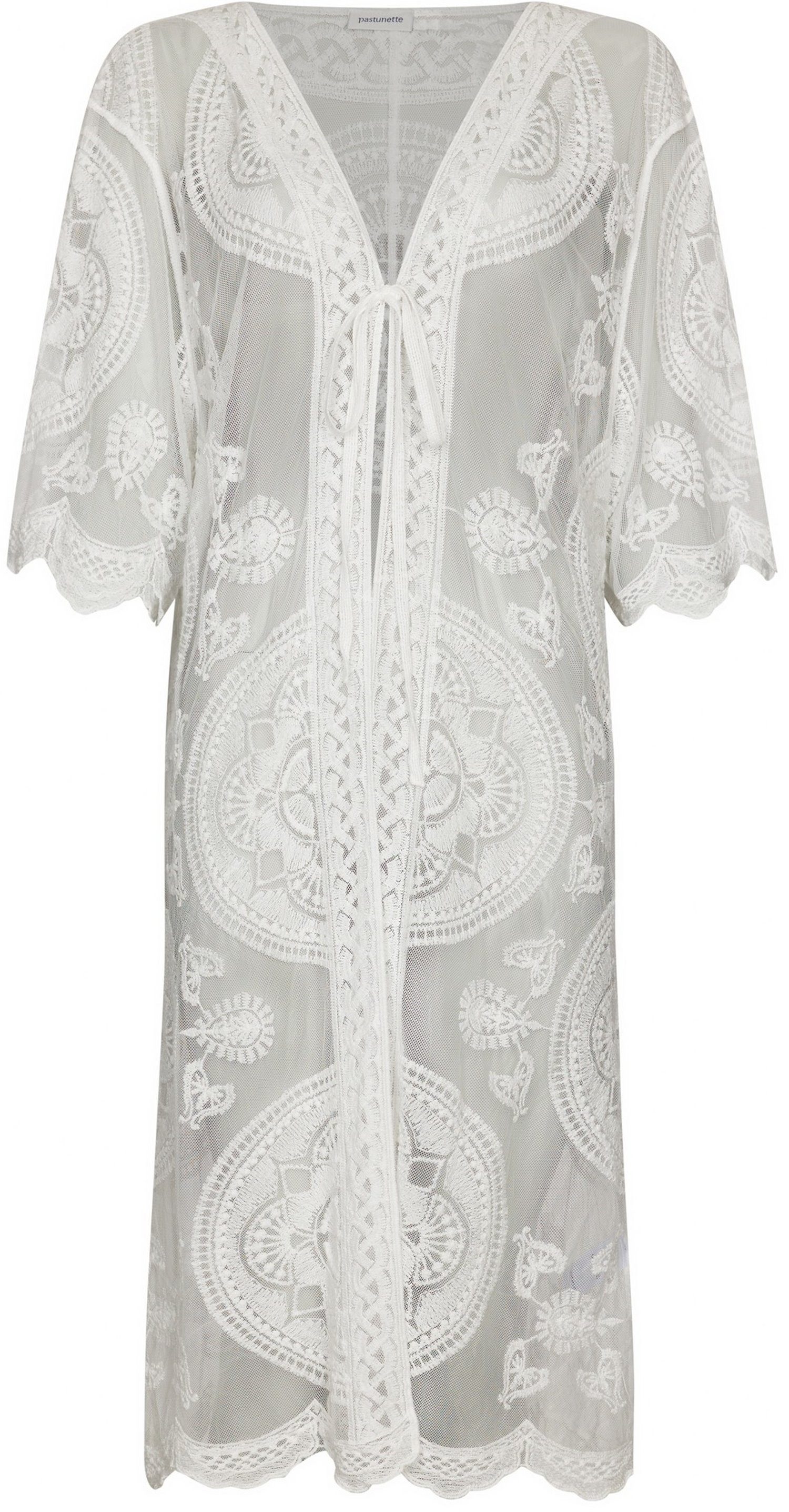 Pastunette Strandkleid Damen Strandcape transparent (1-tlg) modisch