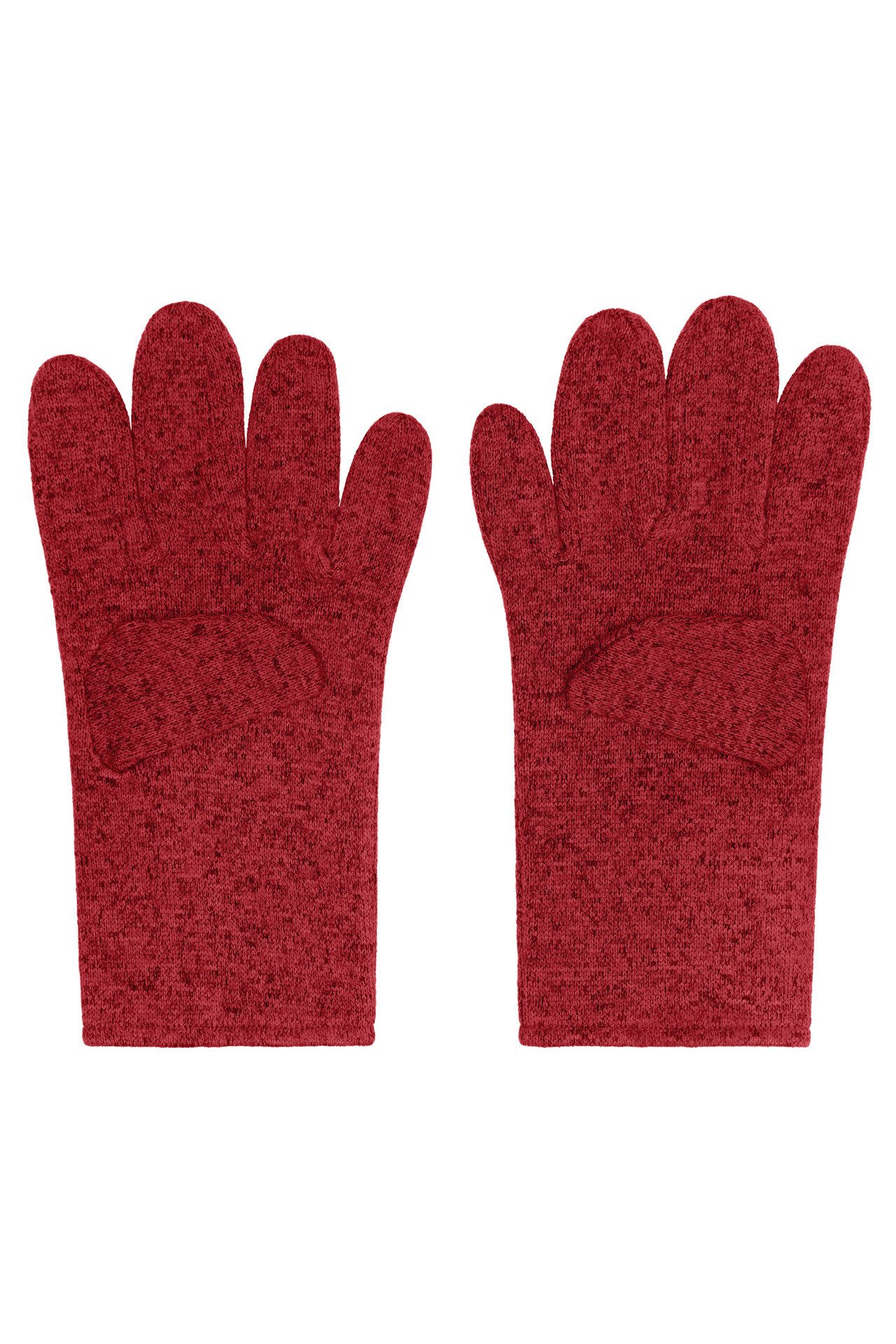 Myrtle Beach Fleecehandschuhe 3er-Pack Strickfleece Handschuhe in angesagtem Design MB7402 (3er-Pack, 3er-Pack) schützt und hält die Hände warm