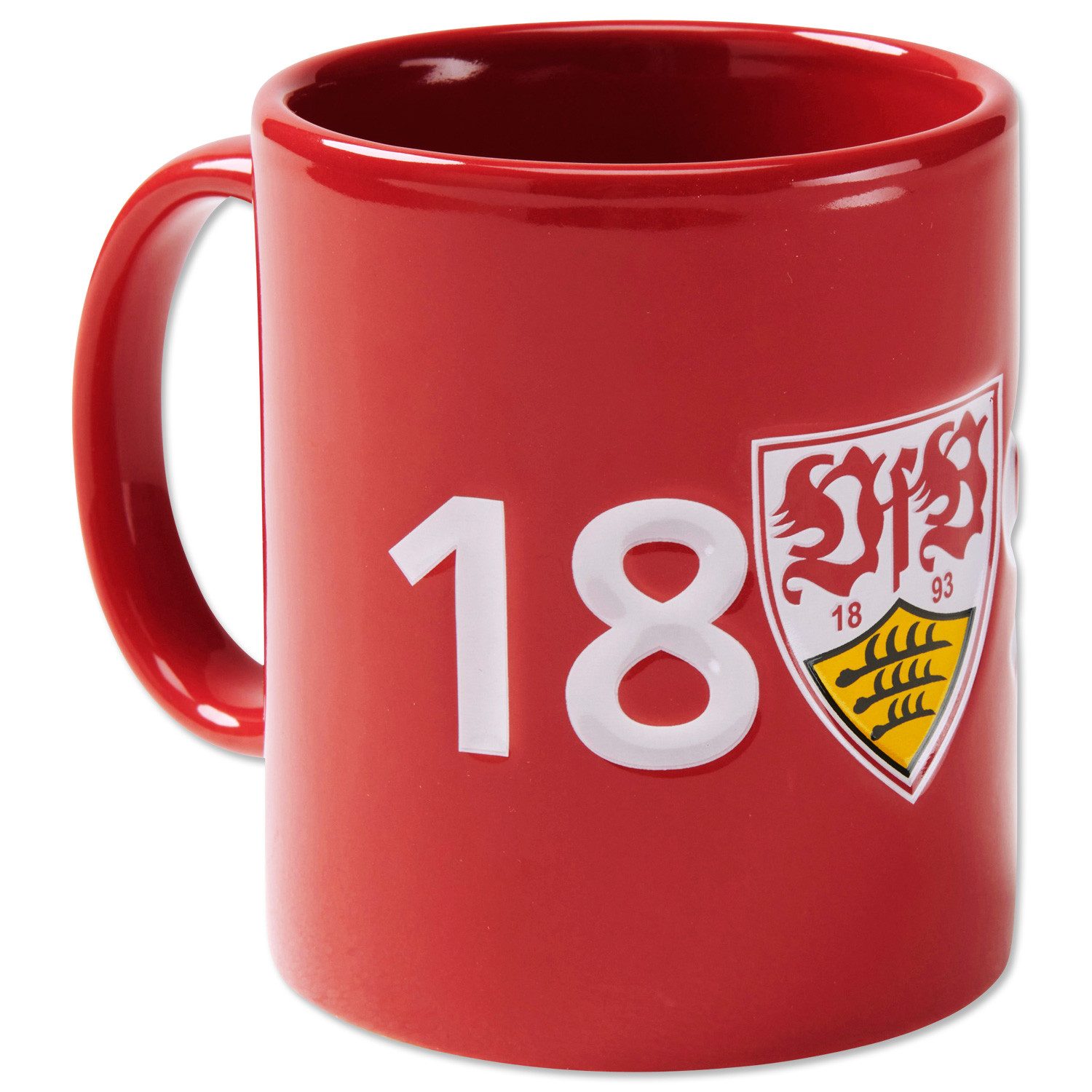 VfB Stuttgart Tasse VfB Stuttgart Tasse 1893 aus Keramik rot, Keramik