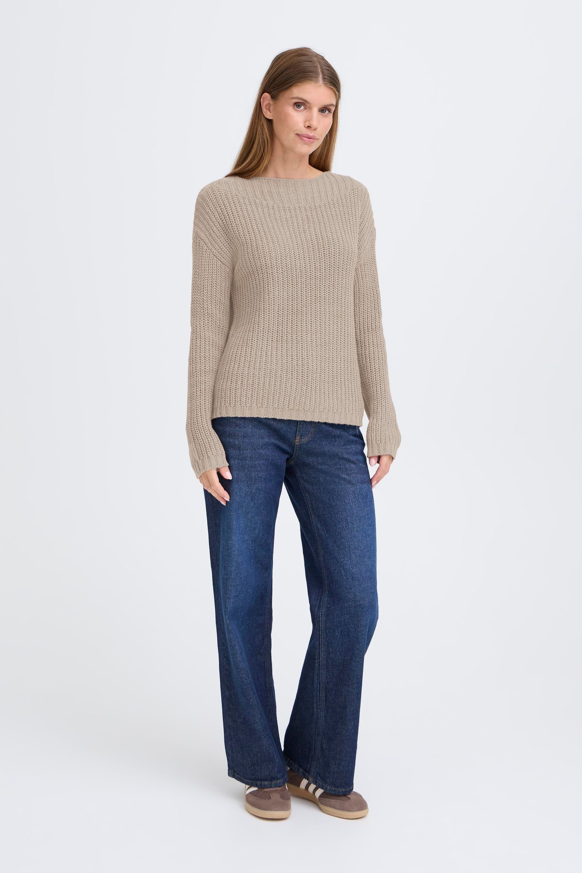 OXMO Strickpullover OXKanna Kuscheliger Strickpullover