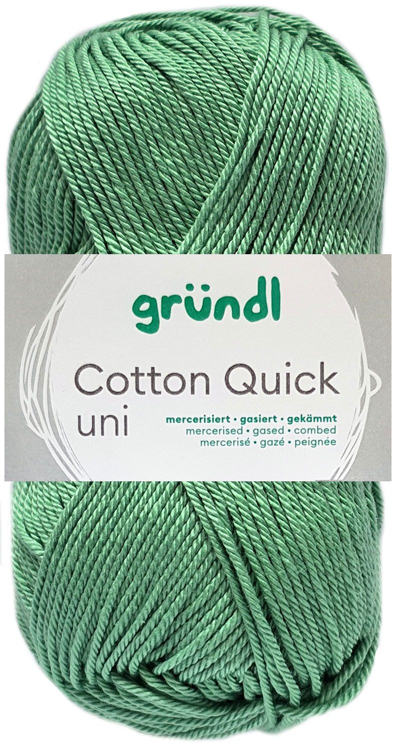 Gründl 50 Gramm Gründl Cotton Quick Uni Farbauswahl Häkelwolle