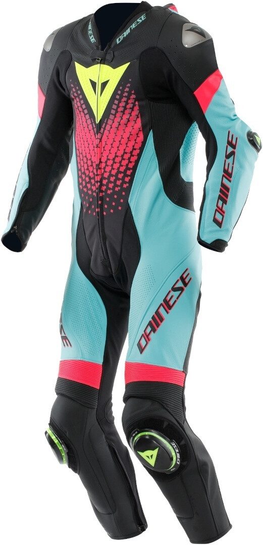 Dainese Motorradkombi Laguna Seca 6 1-Teiler Motorrad Lederkombi Atmungsaktiv protektoren