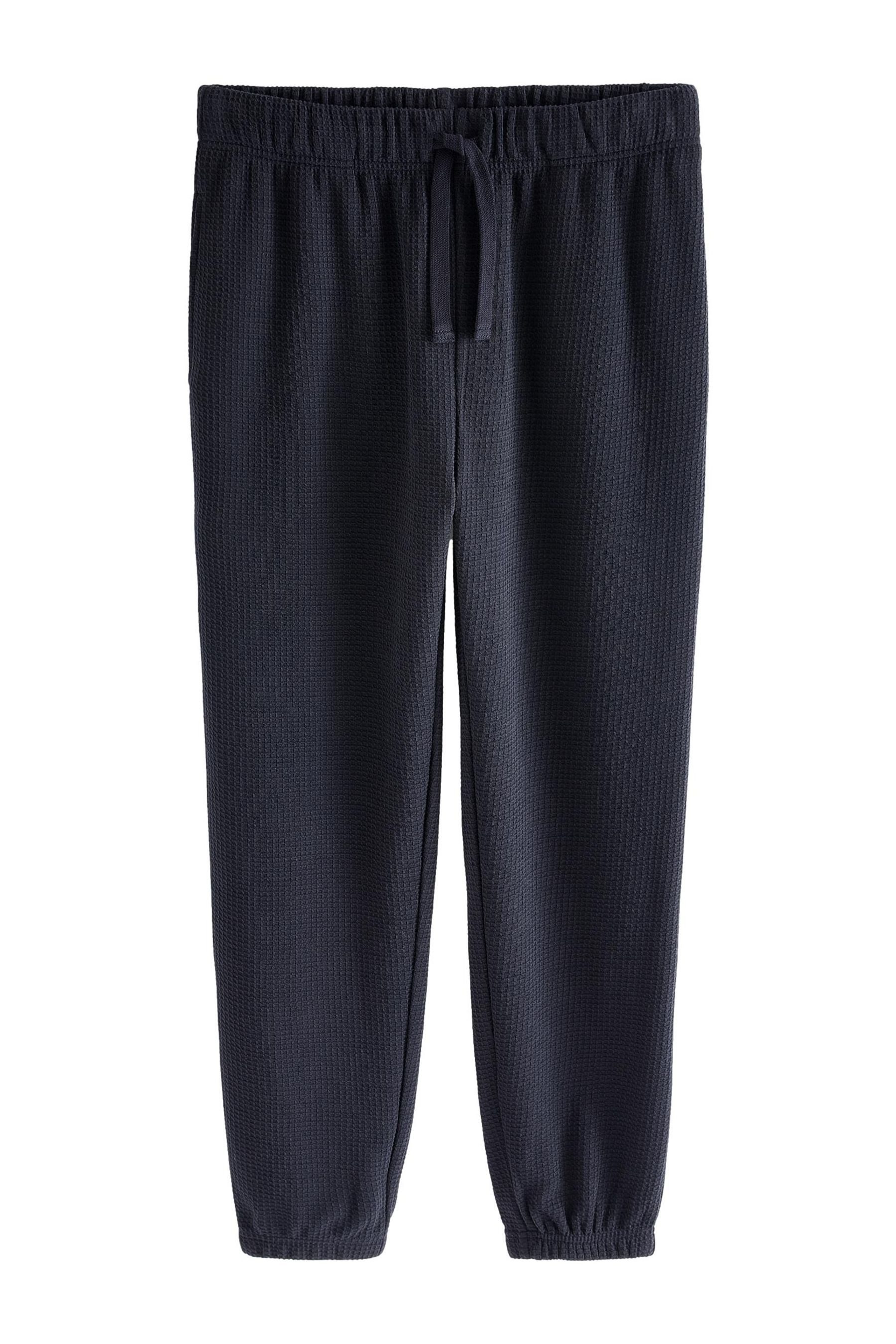 Pyjamahose Pyjamahose mit Waffelstruktur
