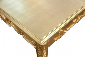 Casa Padrino Esstisch Barock Esstisch Gold 200 x 99 cm Mod2 - Esszimmer Tisch - Möbel Antik Stil