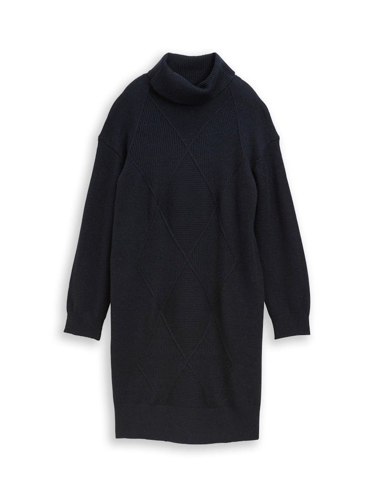 TOM TAILOR Strandkleid Strickkleid Rollkragen mit günstig online kaufen