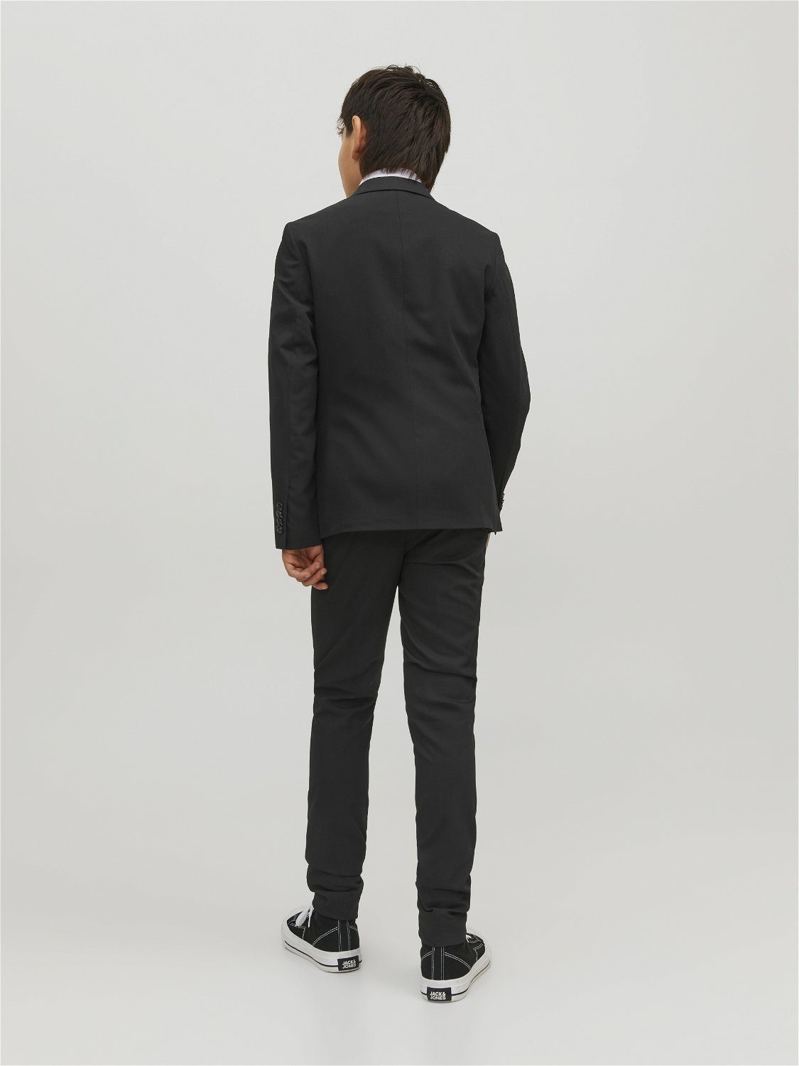Jack & Jones Junior Anzughose JPRSOLAR elastisch, pflegeleicht, komfortabel unifarben, modisch, slim fit, Web