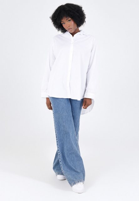 YC Fashion & Style Longbluse aus 100 % Baumwolle mit längerem Rückenteil in günstig online kaufen