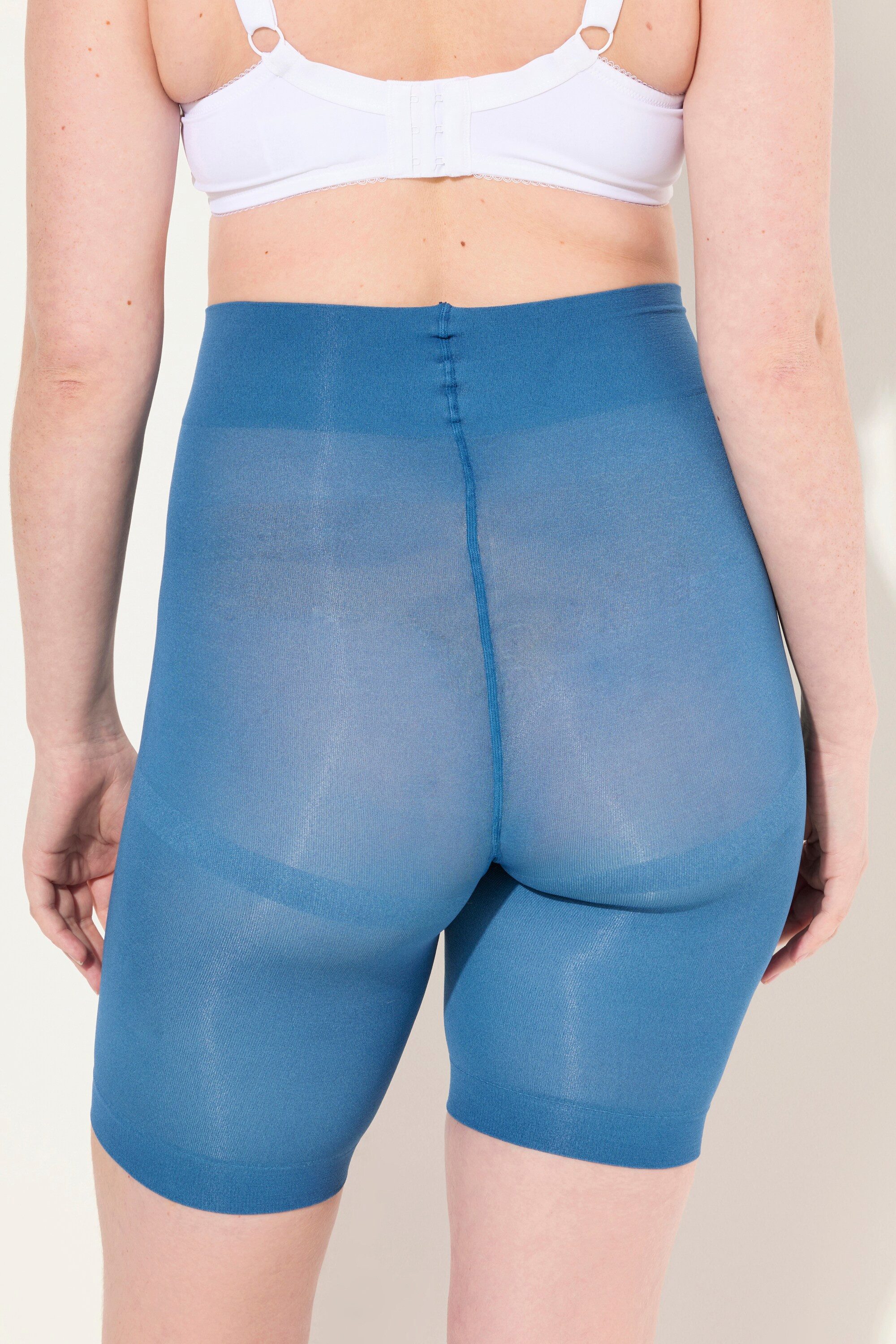 Ulla Popken Shapingpants Strumpf-Radler 80 den Oberschenkelschutz knielang