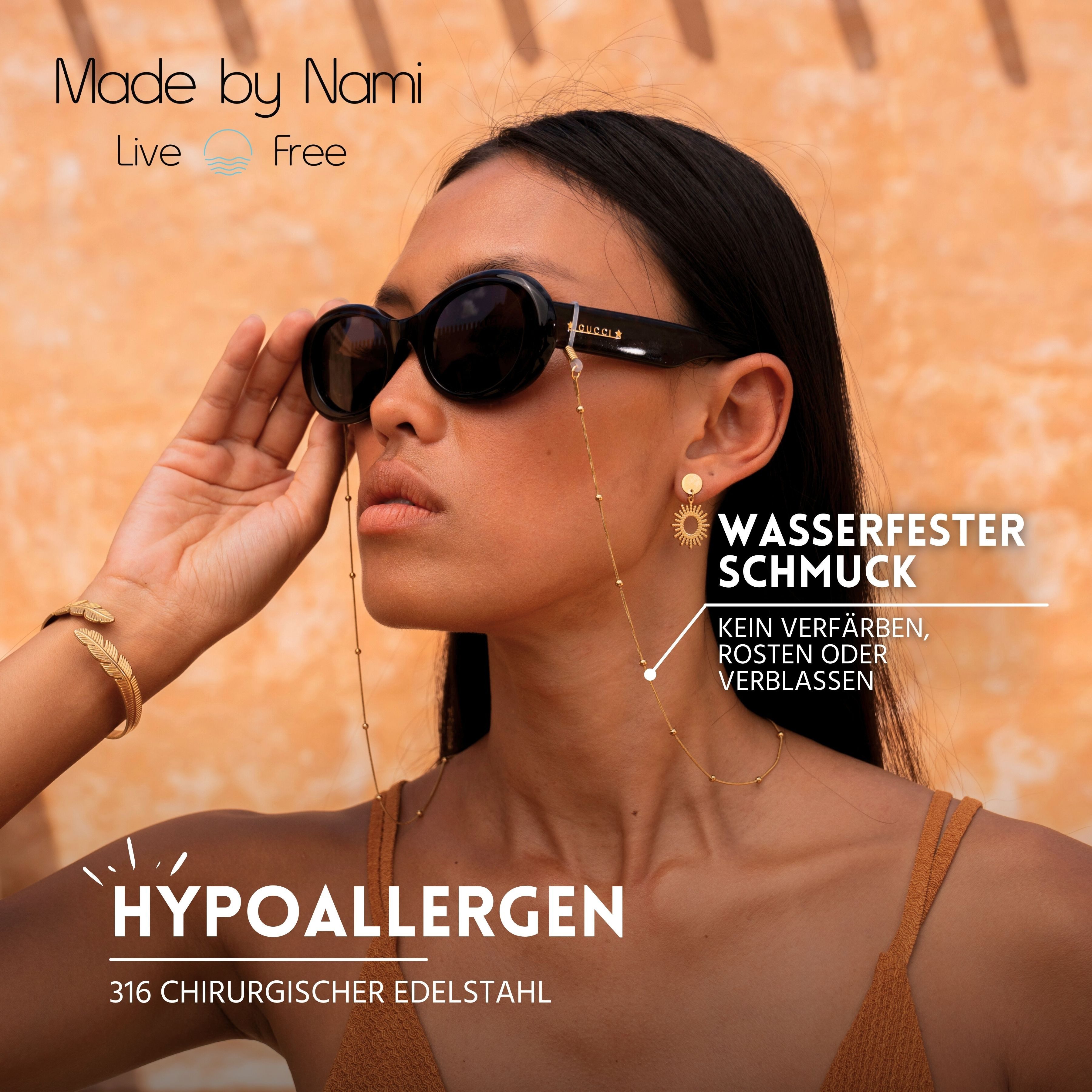 Made by Nami Brillenkette Gold Brillenband günstig online kaufen
