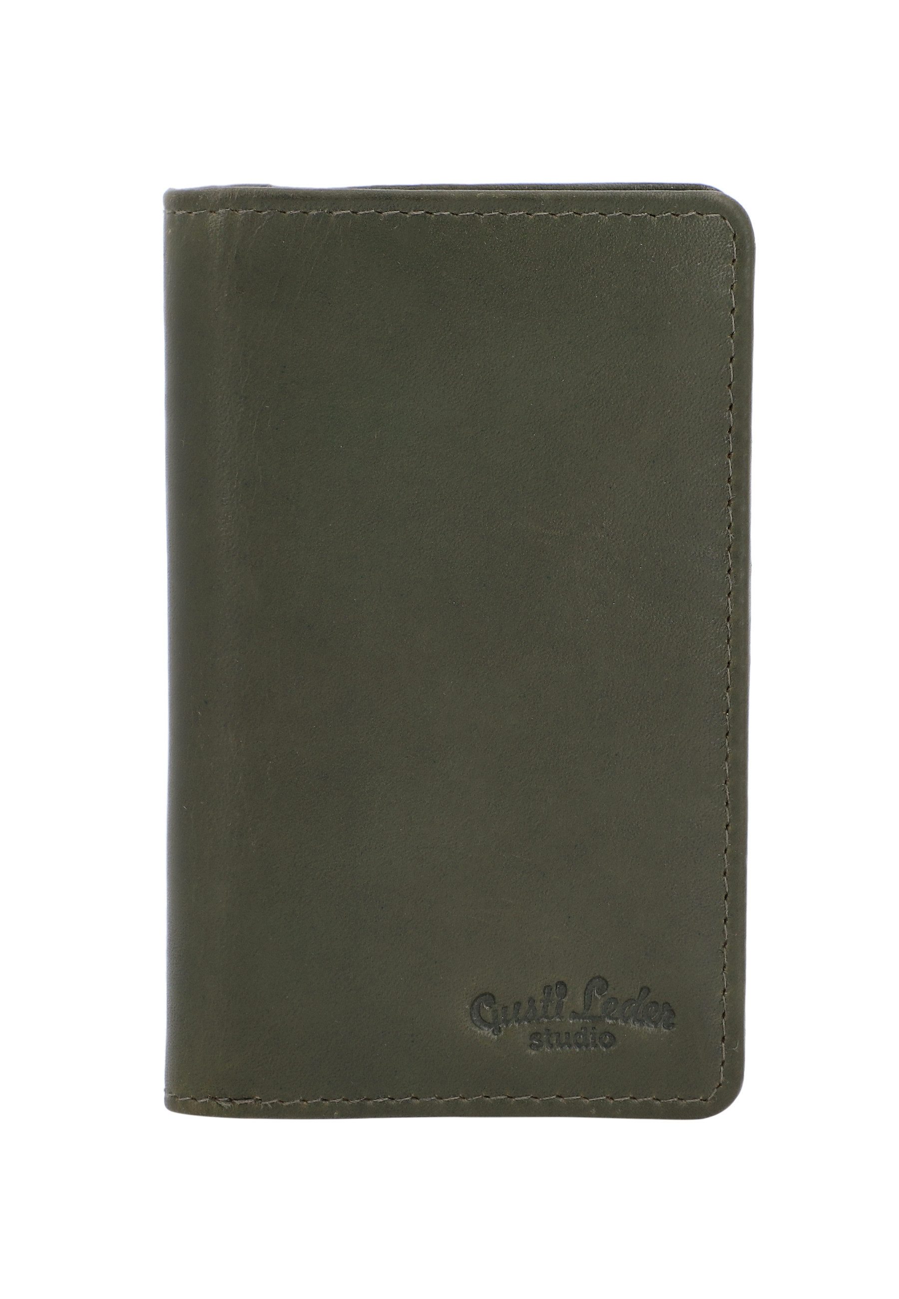 Gusti Leder Geldbörse Gusti Leder Geldbörse Beckett (Hochformat, 1-tlg., Hochformat)
