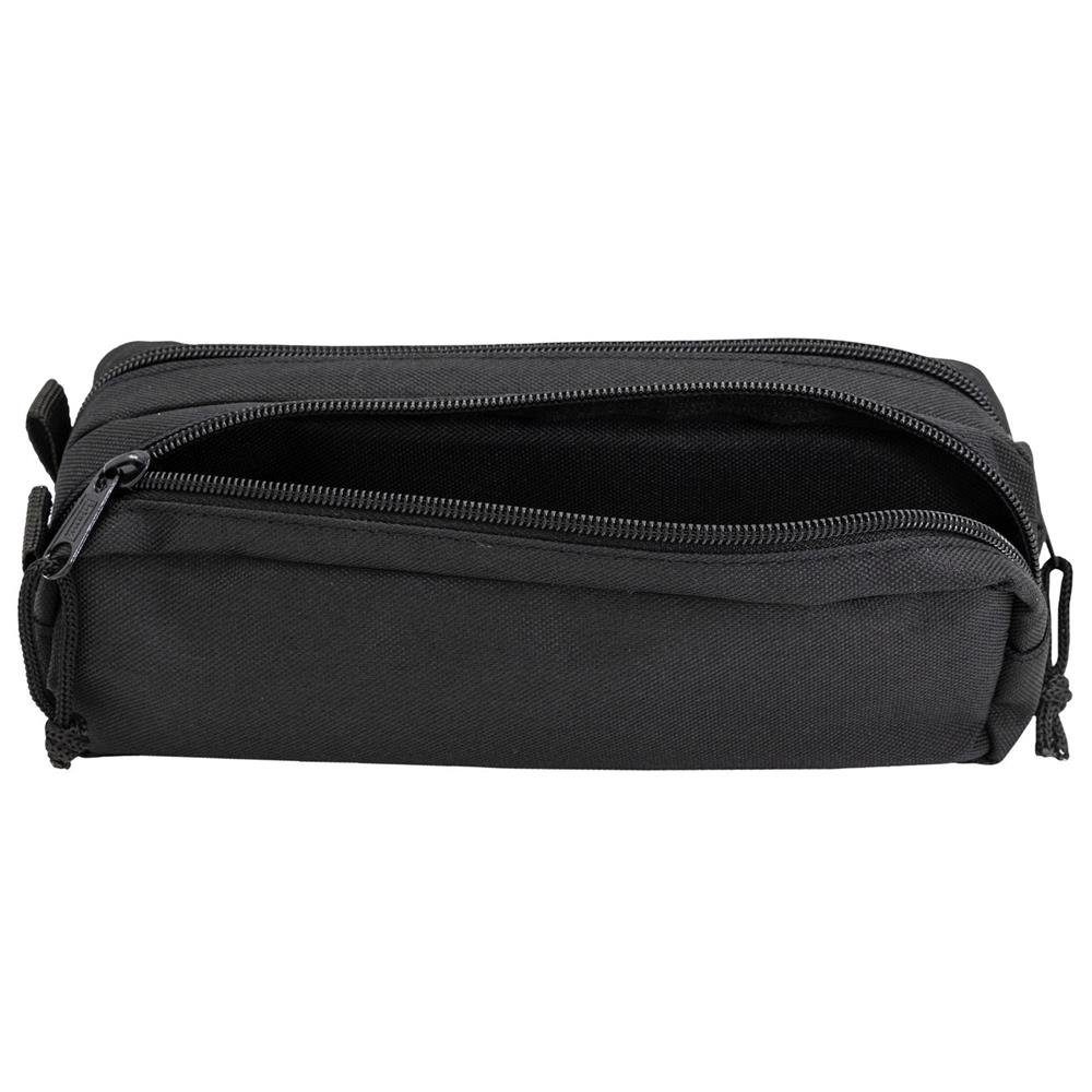 Idena Federmäppchen Schlamper Schwarz, mit 2 Reißverschlussfächern Federmäp günstig online kaufen