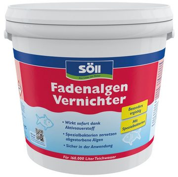 SÖLL Algenbekämpfung Söll Algenentferner 5 Kg FadenalgenVernichter für 160 Qbm Teichwasser