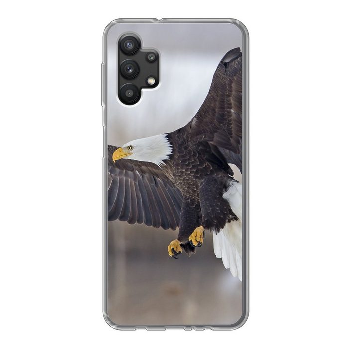 MuchoWow Handyhülle Vogel - Seeadler - Flügel Handyhülle Samsung Galaxy A32 5G Smartphone-Bumper Print Handy