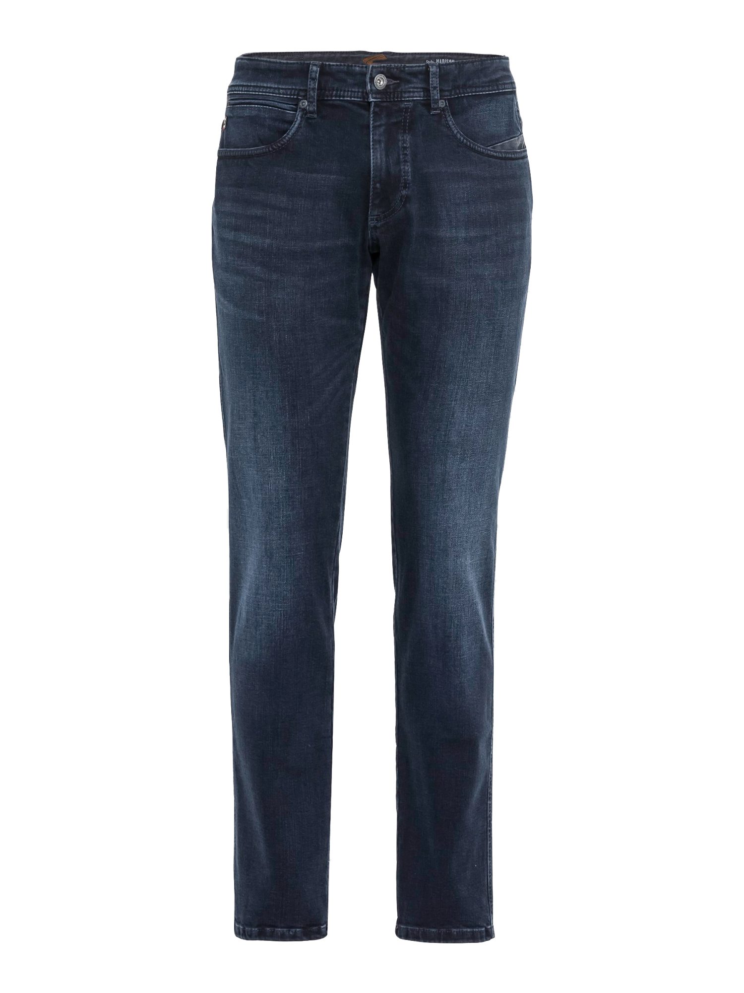 camel active 5-Pocket-Jeans blau,Casual,Baumwolle,Unifarben,Slim Fit,Mittel