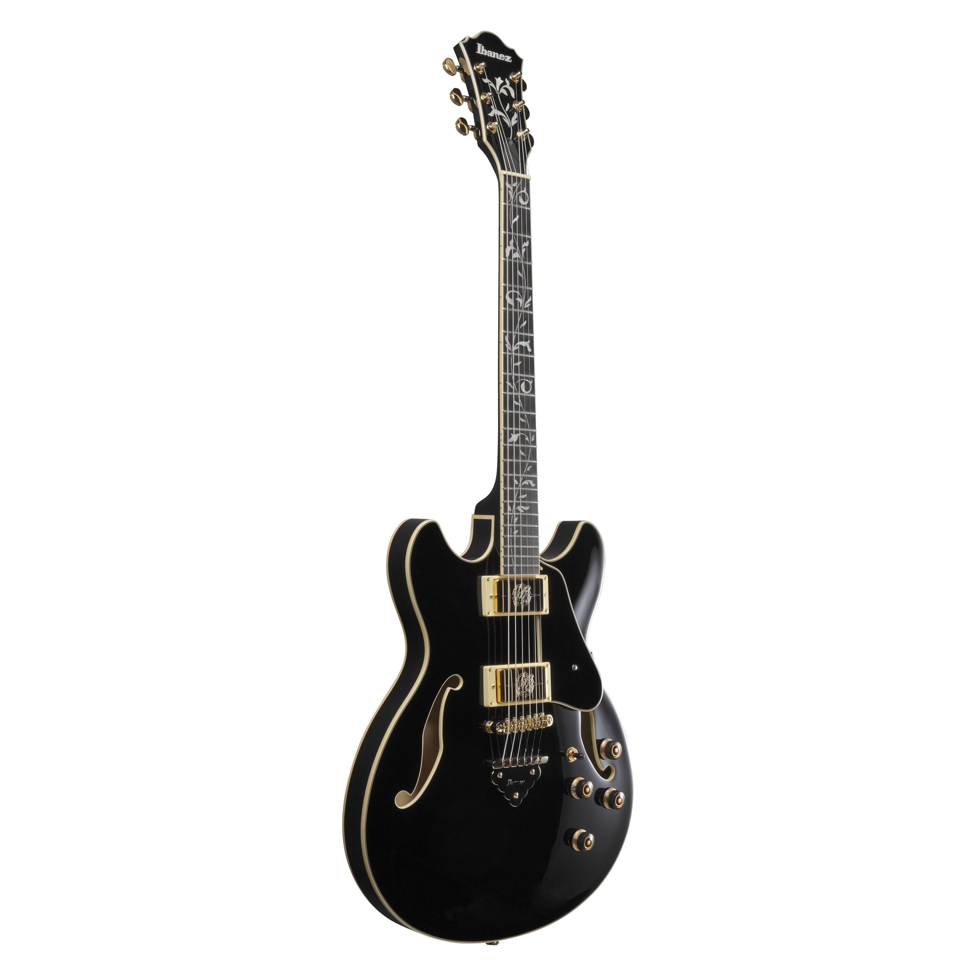 Ibanez Halbakustik-Gitarre, Halb-Akustik Gitarren, Semi Hollow-Modelle, Artcore Expressionist AS93SP-BK Black - Halbakustik Gitarre