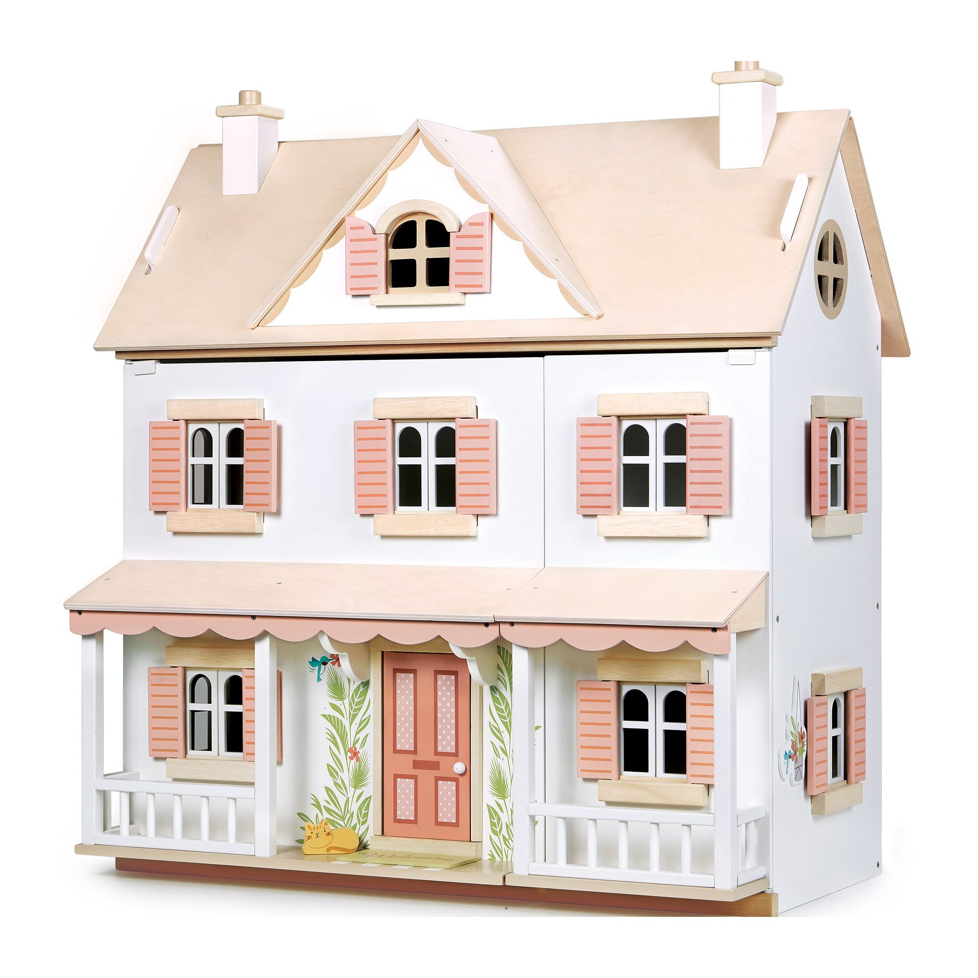 Tender Leaf Toys Spielwelt Tender Leaf Toys Landhaus Humming Bird (mit Veranda und Blumenranken)