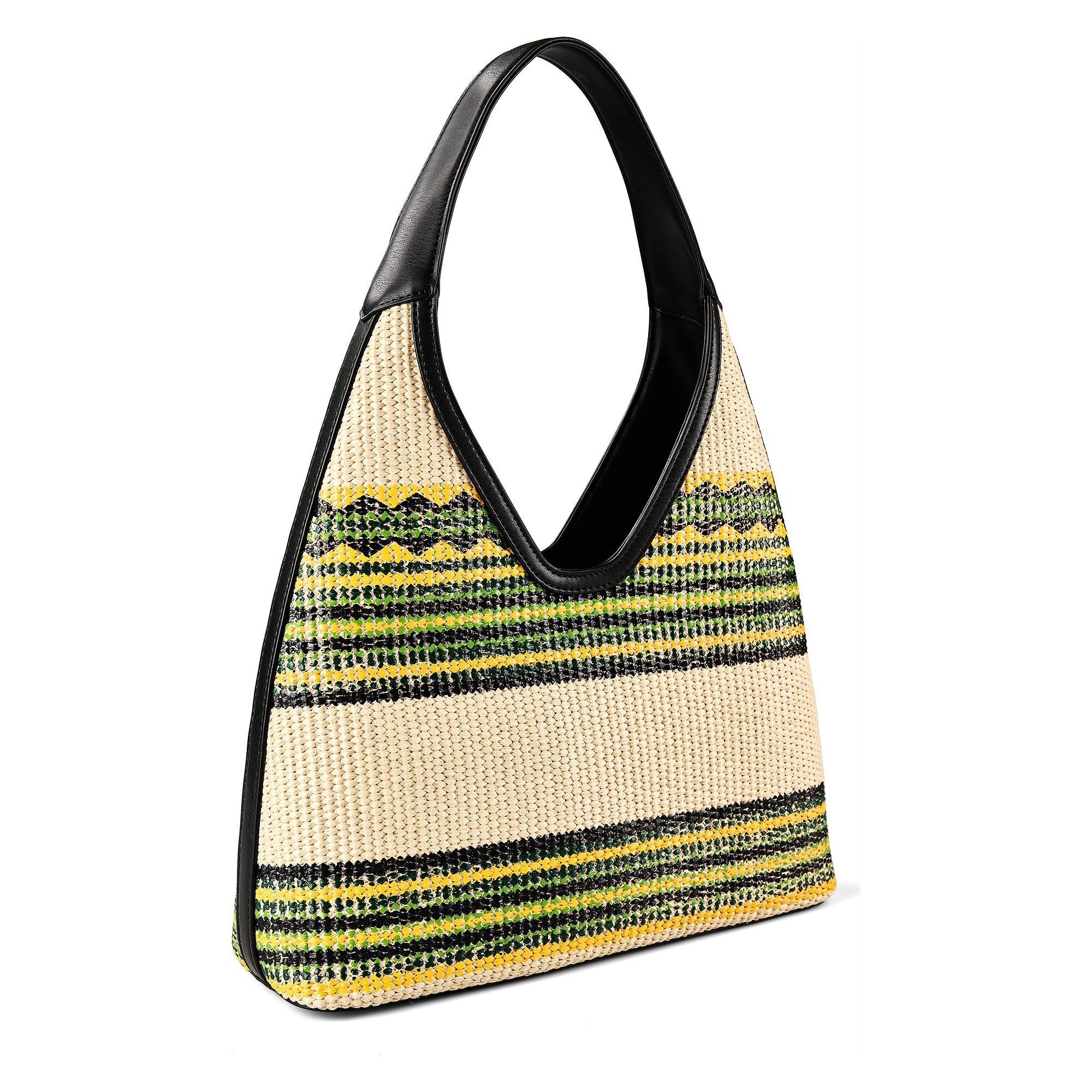 LOVE MOSCHINO Schultertasche Sunset Stripes, Polypropylen